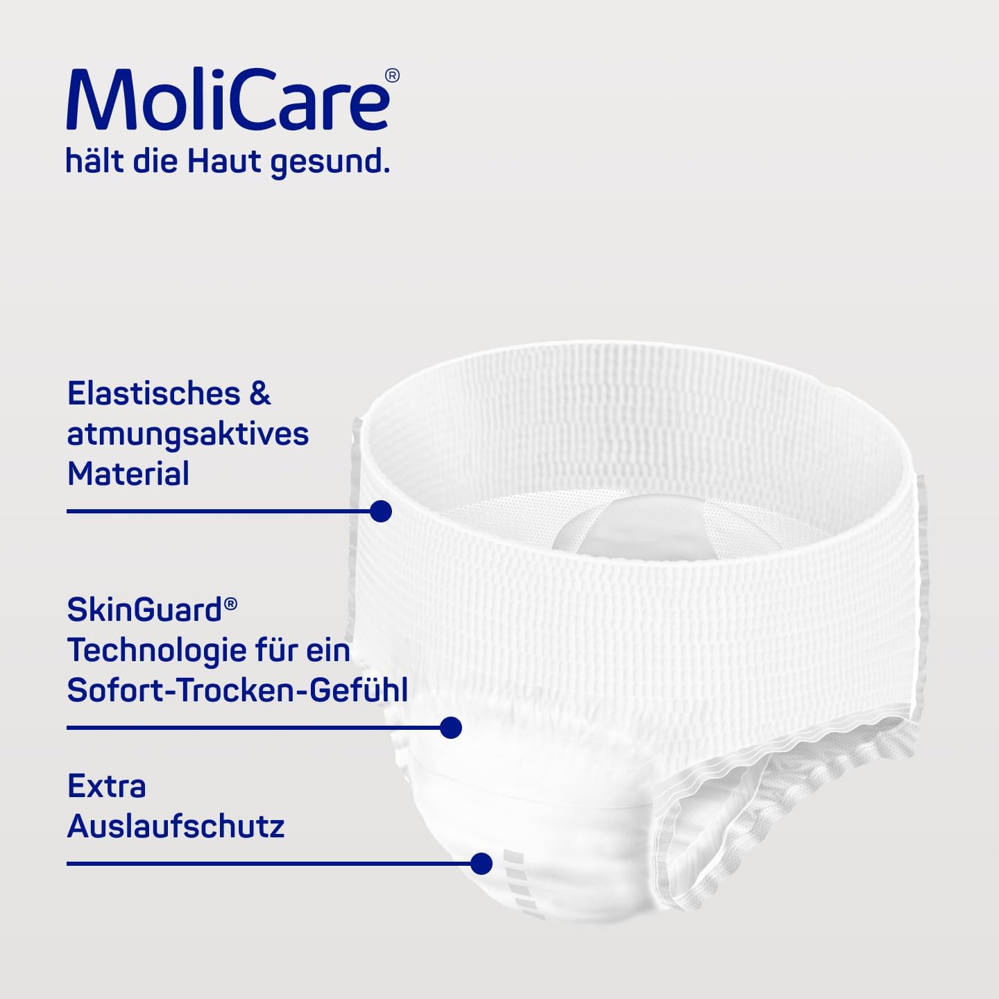 Detalle de MoliCare premium Mobile 10 Tropfen Größe M – Inkontinenzhosen für schwere Inkontinenz (14 Stück)