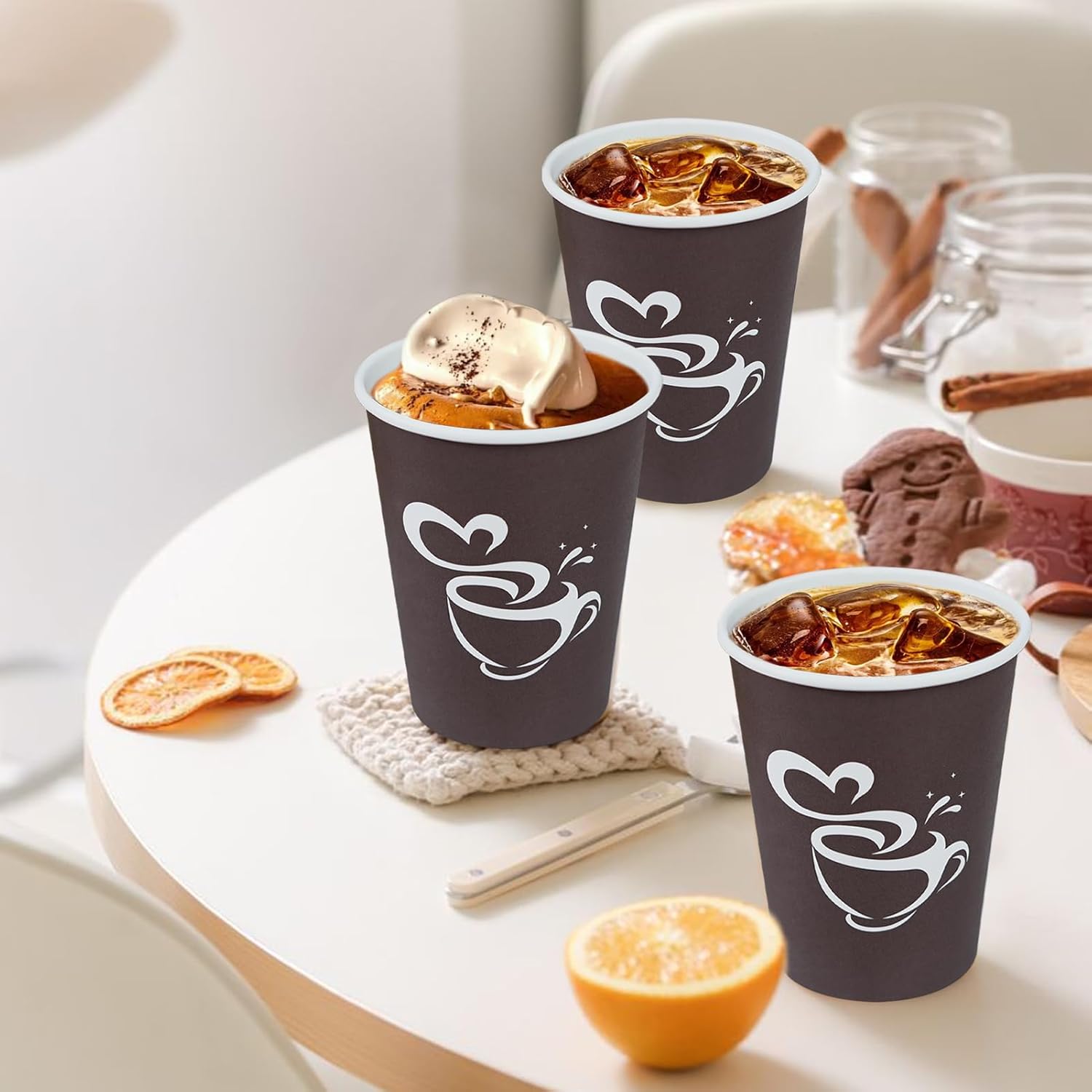 Thumbnail 5 de Clawsoff 12 oz Paper Coffee Cups 300 count