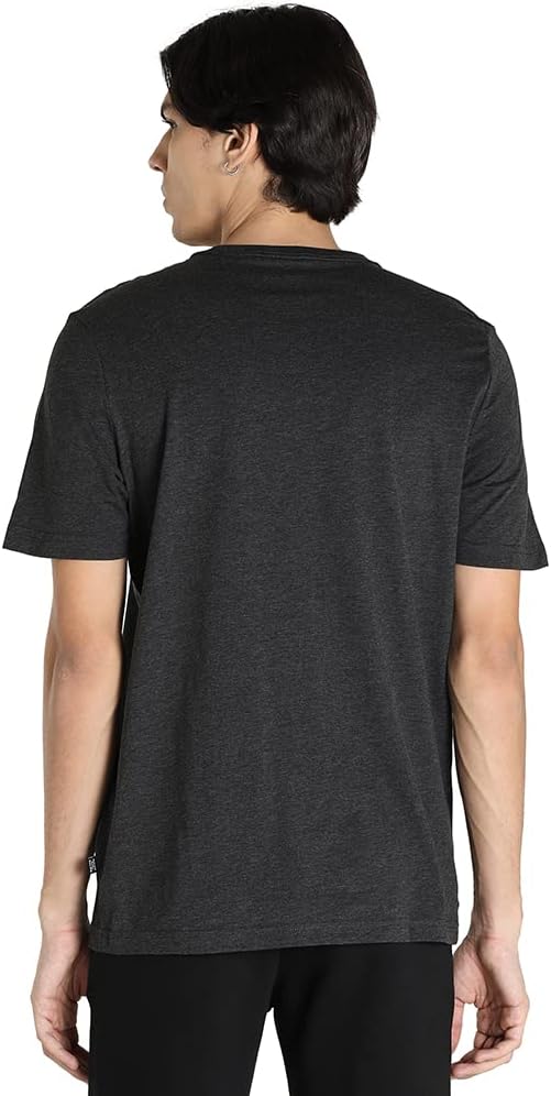 Detalle 2 de PUMA Herren ESS Heather Tee – nachhaltiges Everyday-Shirt (Packung 1)