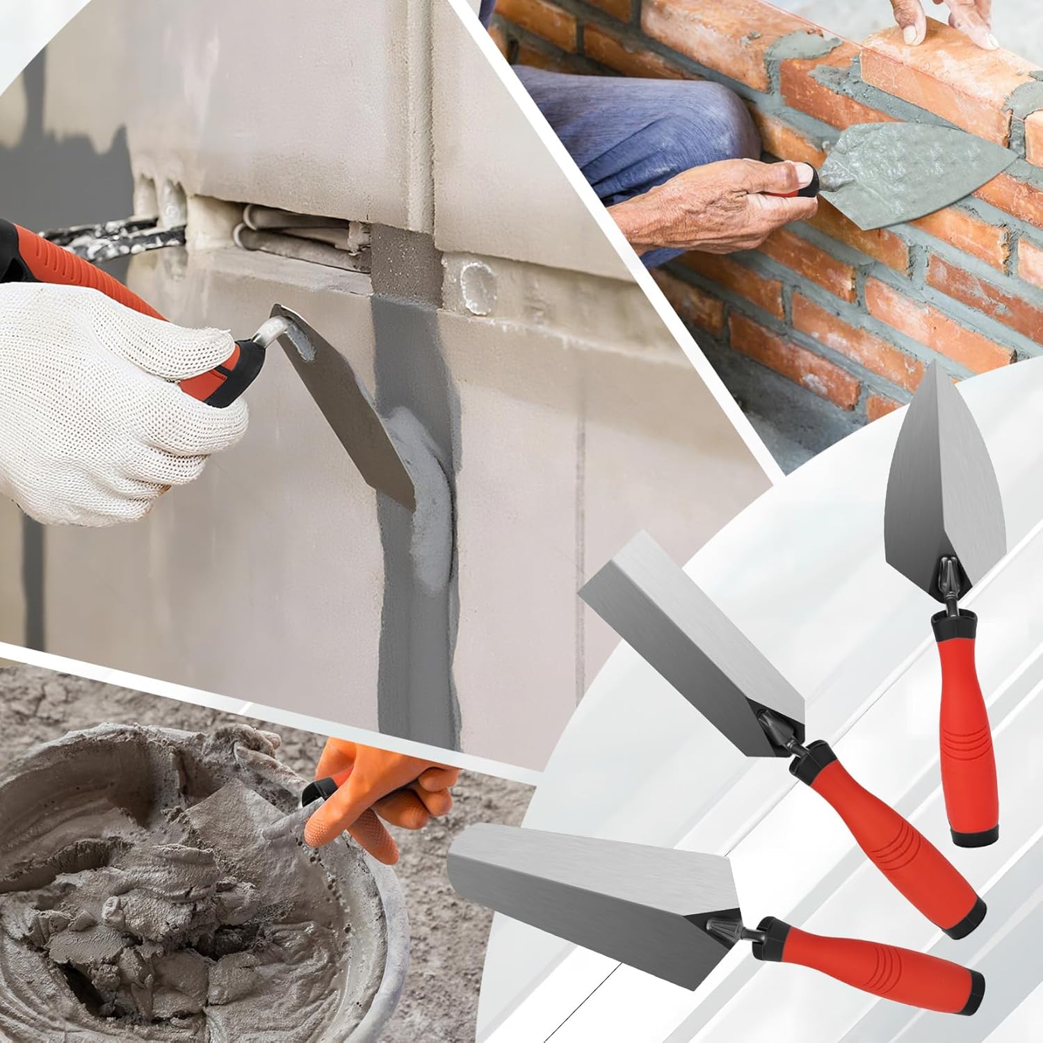 Detalle 2 de SHALL Soft-Grip-Glättekellen-Set 3-teilig