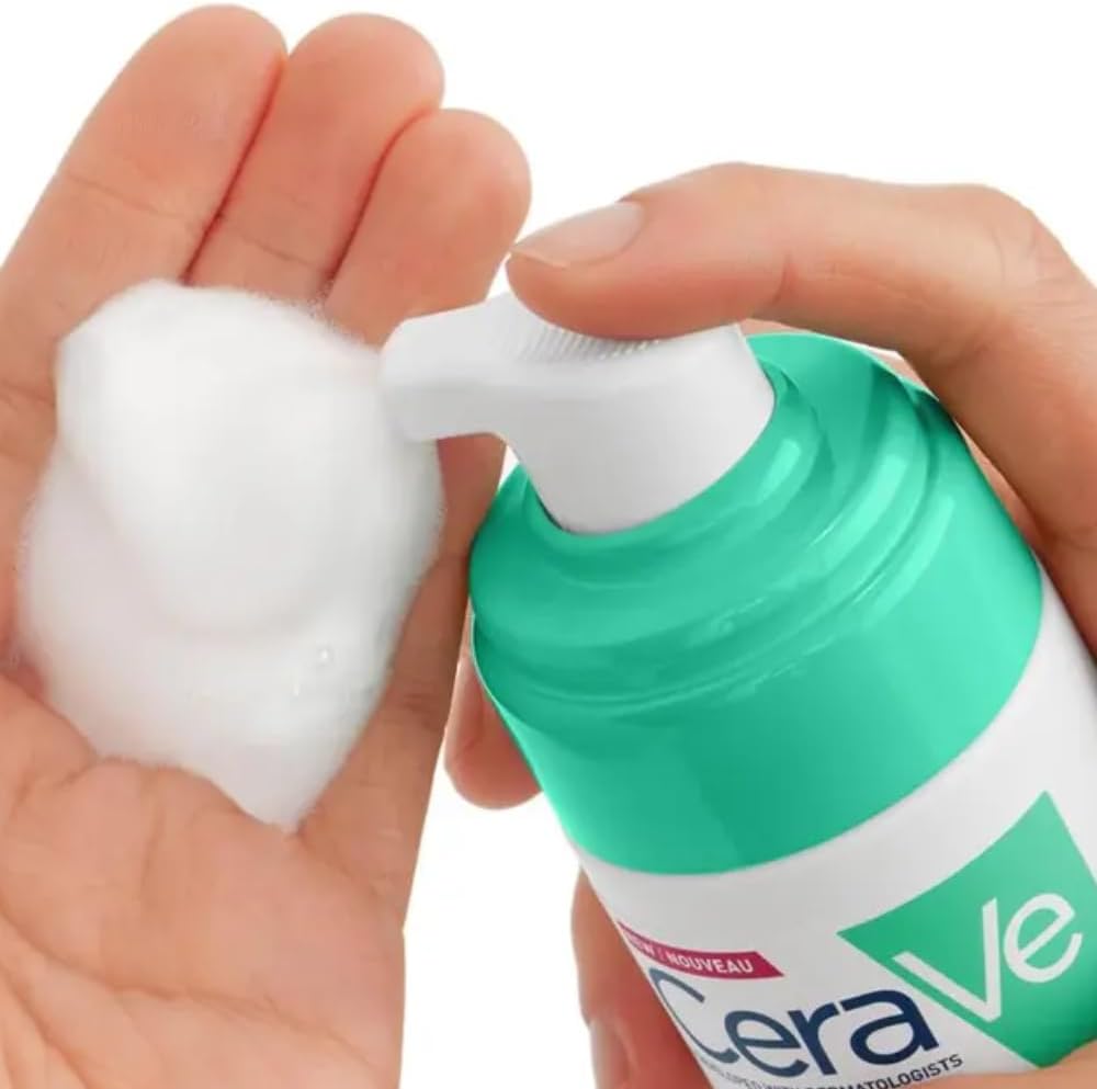 Detalle de CeraVe Balancing Air Foam Cleanser with Glycolysine Cleansing Technology, 148ml