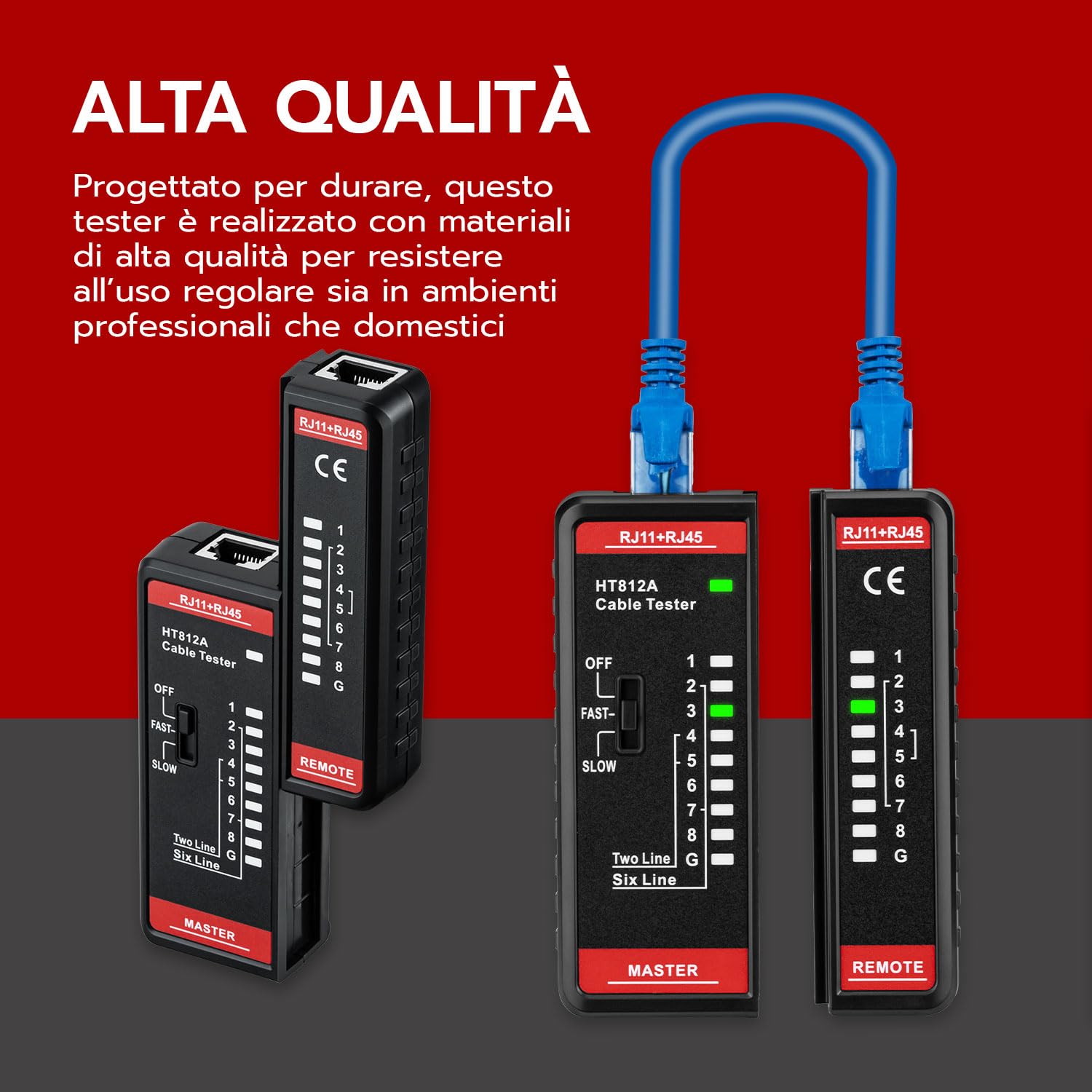Thumbnail 4 de Mcbazel Tester di Rete RJ45 RJ11 60V 📡