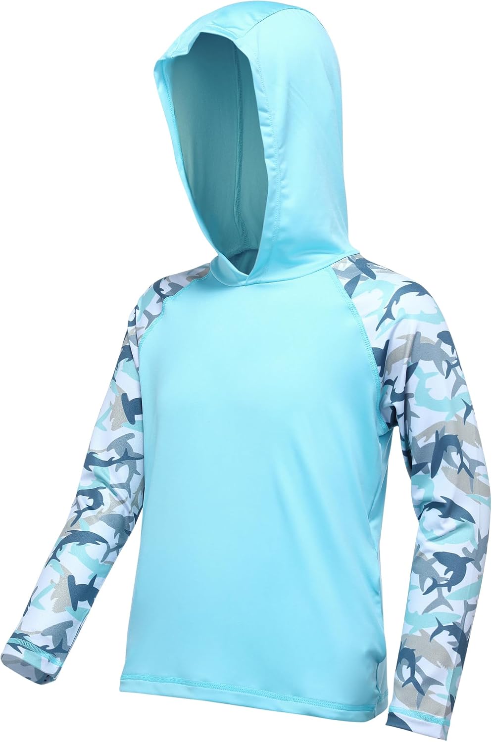 Detalle de DRONIRING Boys Rash Guard Hoodie UPF 50+
