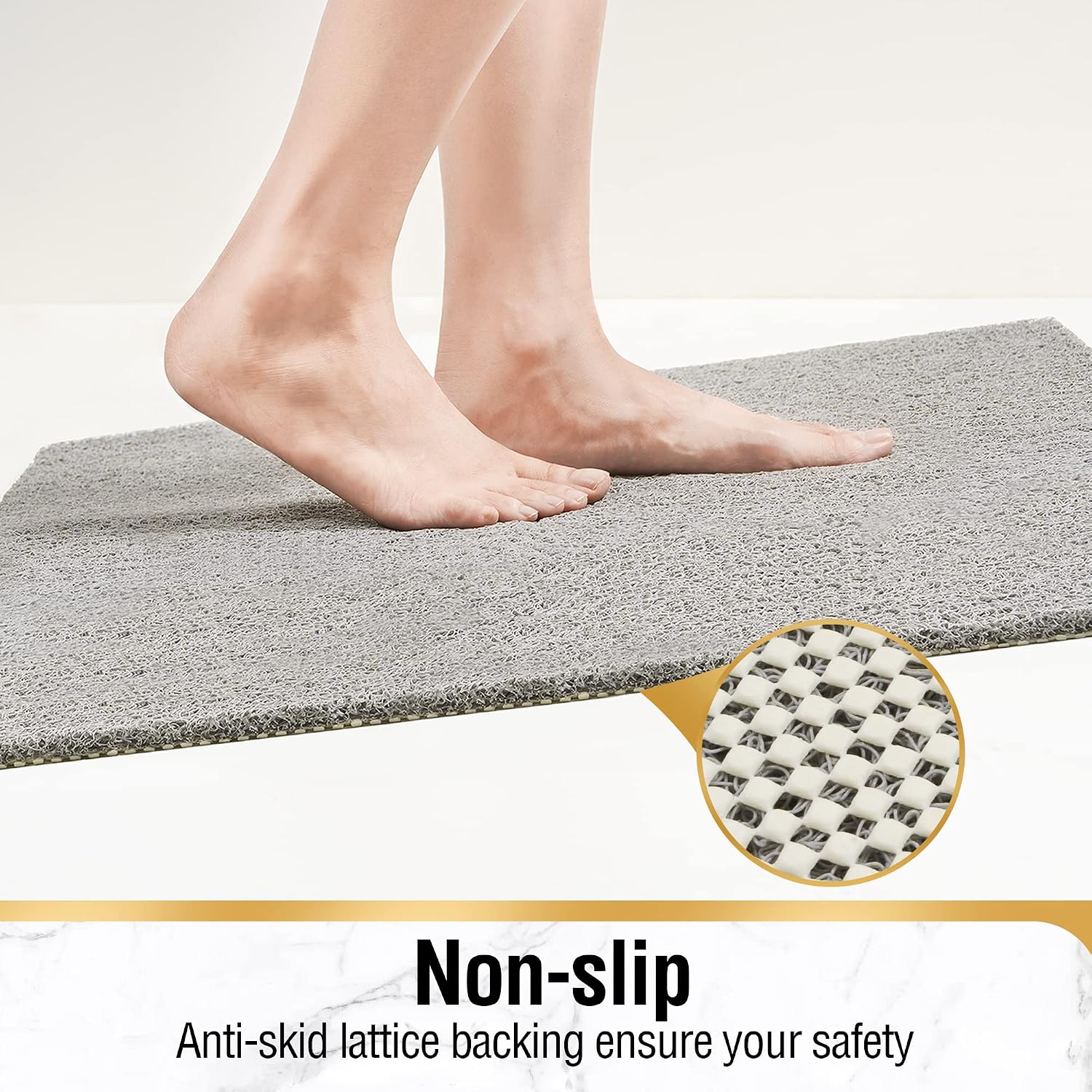 Detalle 2 de HITSlam Non Slip Shower Mat 120x40 cm