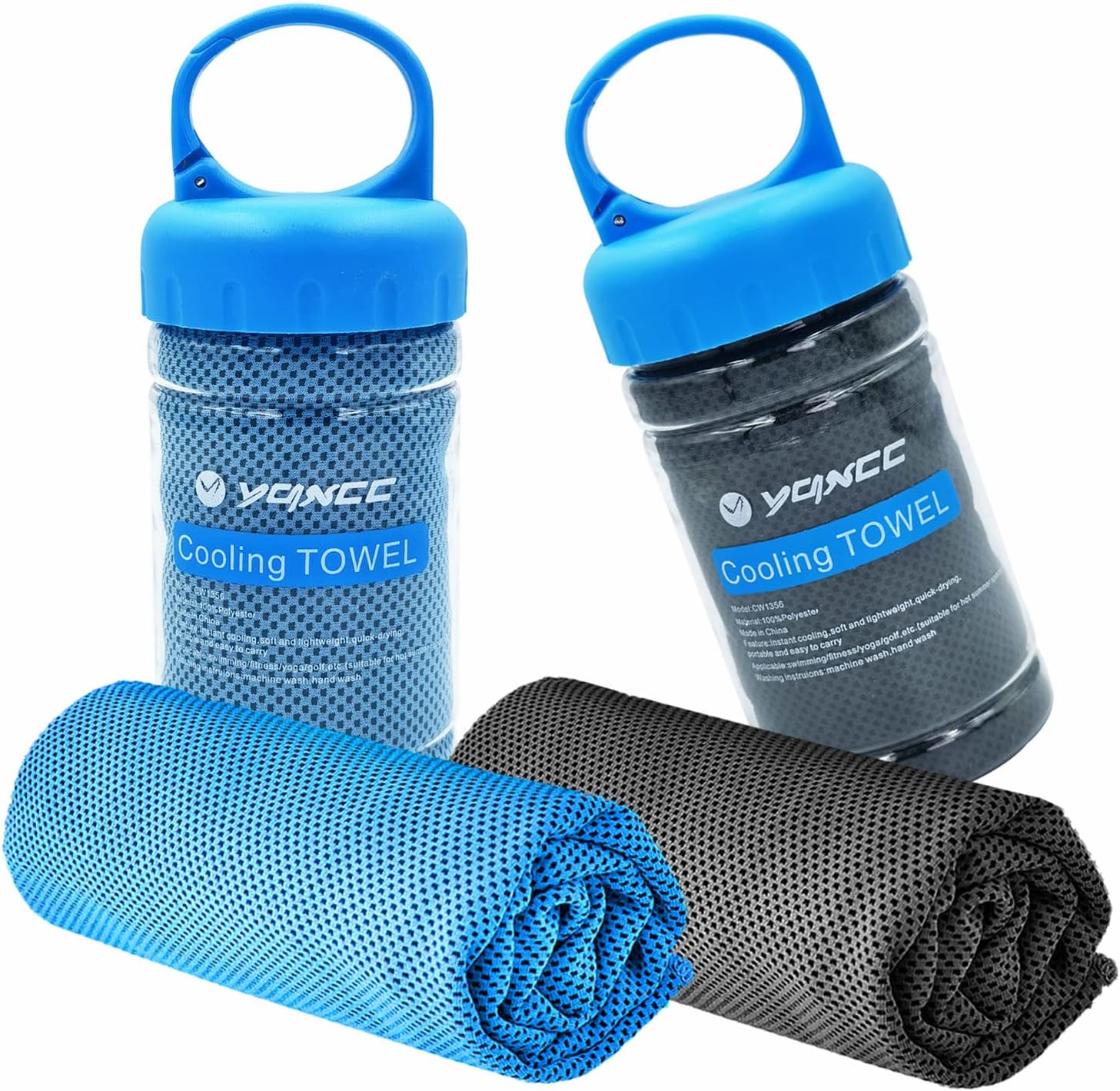 Thumbnail 6 de YQXCC Cooling Towels 120x30 cm: Ultra-Soft Microfiber Chill for Active Lifestyles