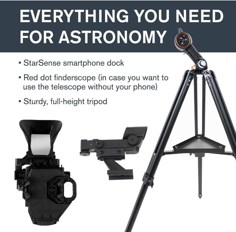 Thumbnail 6 de Celestron 22461 StarSense Explore DX 130 Newtonian Reflector Telescope (smartphone app-enabled)