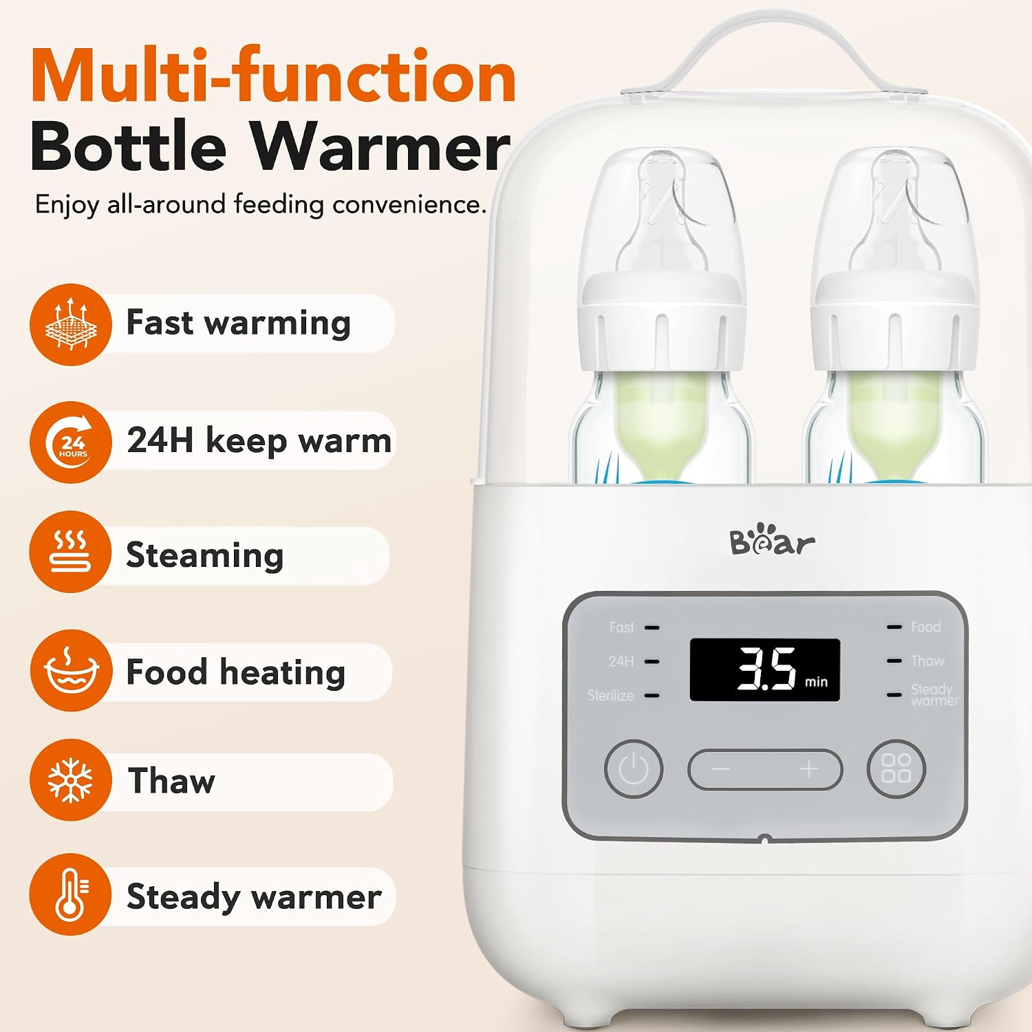 Detalle 2 de Bear Bottle Warmer double bottle 3–7 min