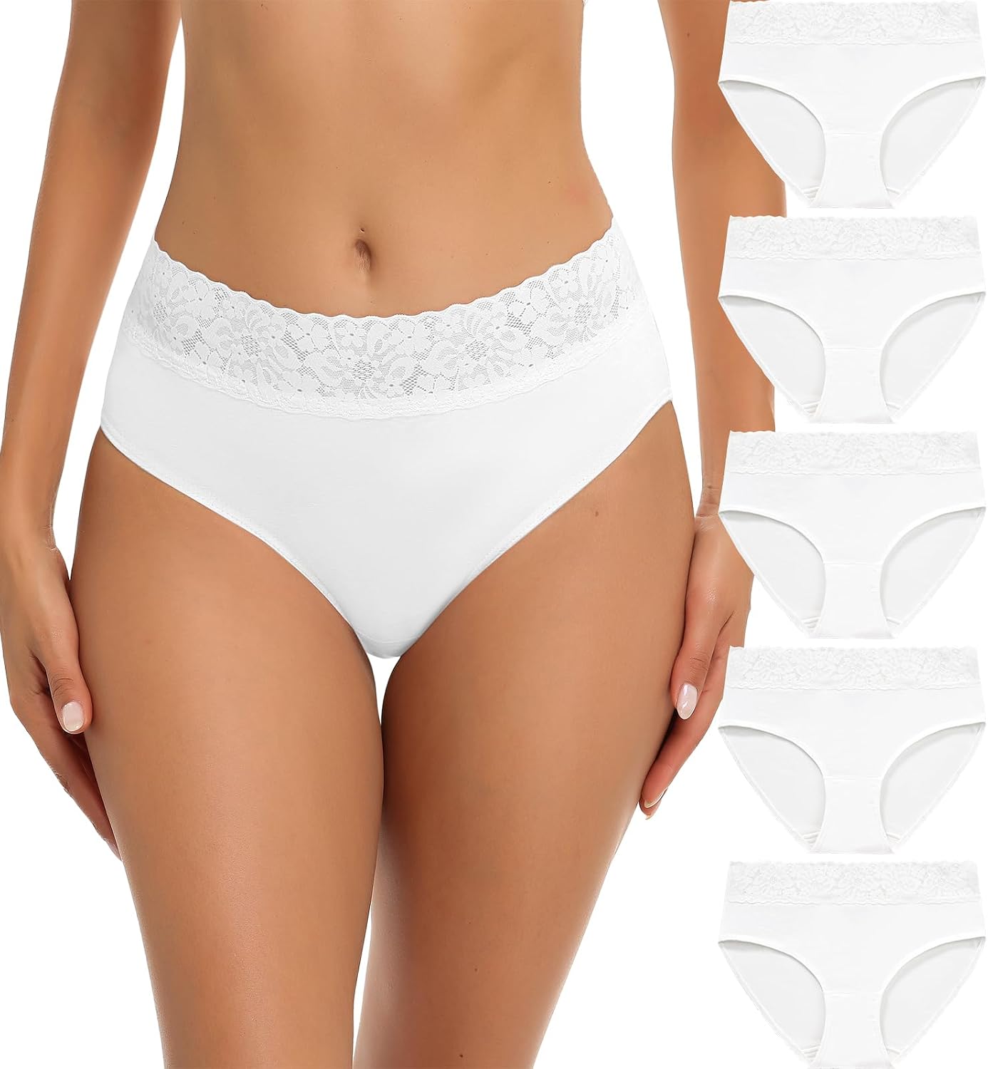 Detalle de Wealurre Damen Unterhosen 5er Pack