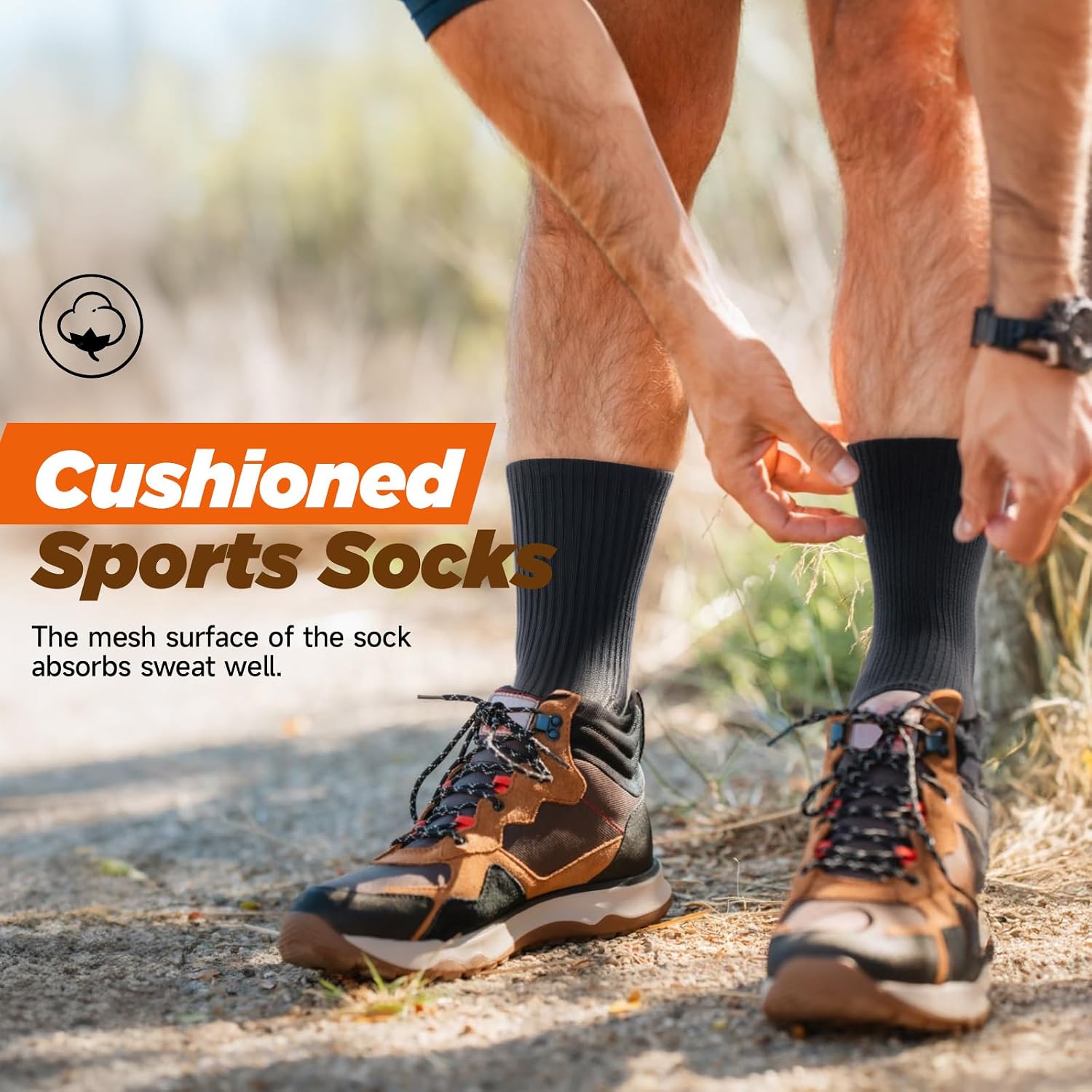 Detalle 2 de PULlOU hiking socks 35–38 47–50