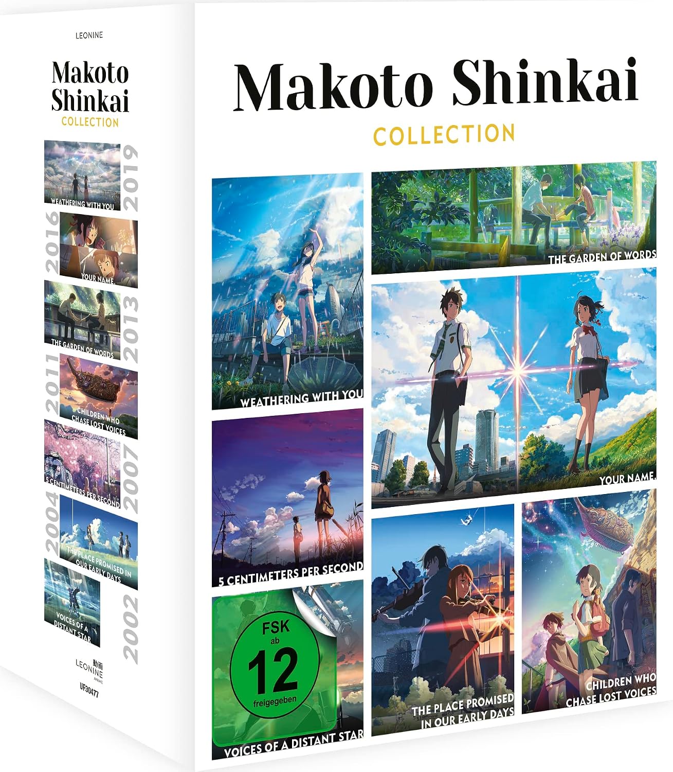 Detalle 2 de Makoto Shinkai Collection Amazon Special Edition Blu-ray: 7 films and extras