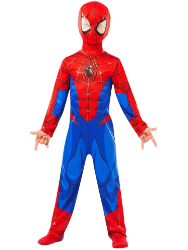 Detalle de Rubies Marvel Spider-Man Classic Child Costume, S, Red and Blue Web Print
