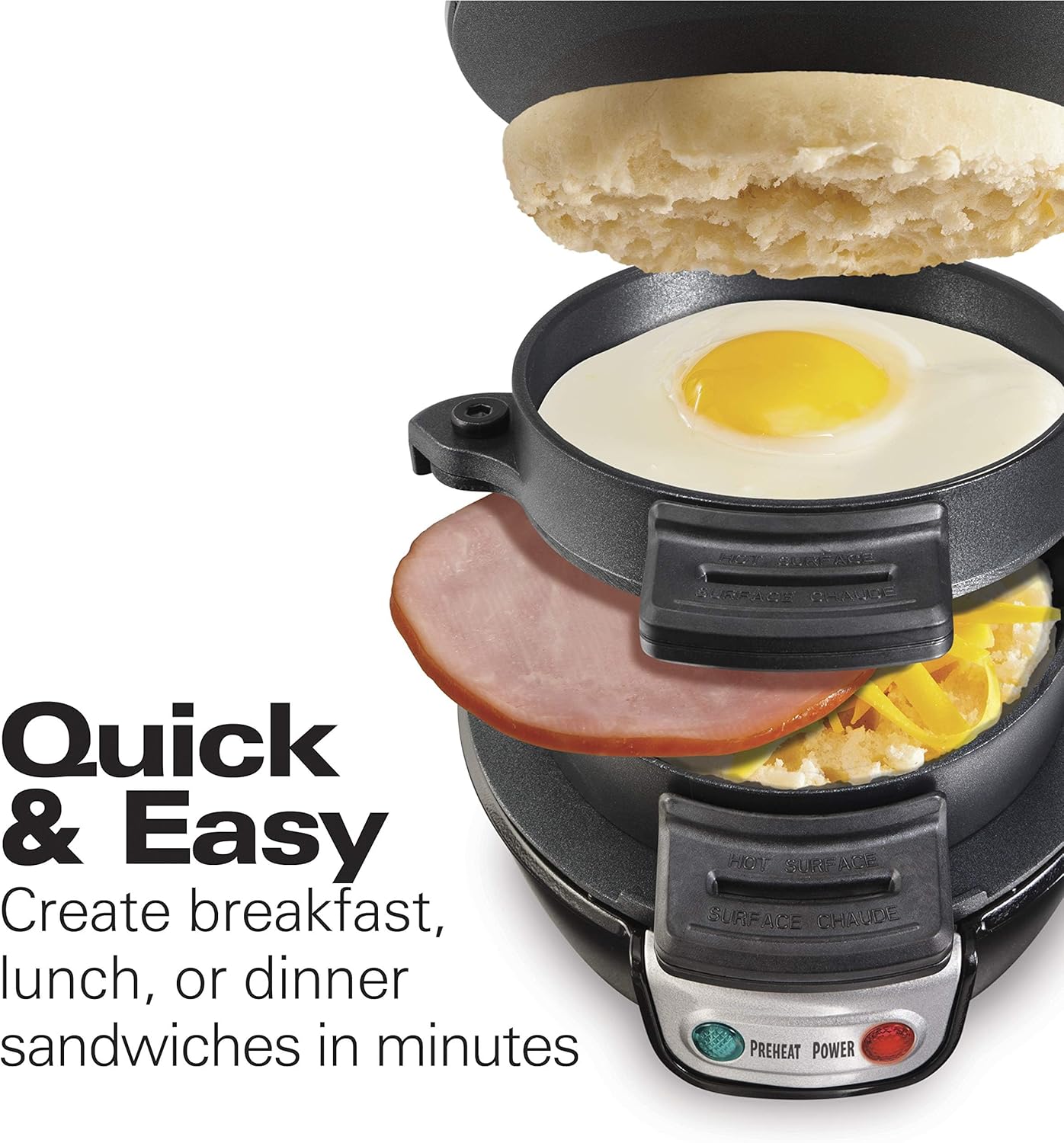 Thumbnail 1 de Hamilton Beach 25477 Breakfast Sandwich Maker
