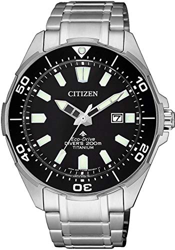 Detalle de Citizen Promaster BN0200-81E : montre-bracelet homme en titane, robuste et légère