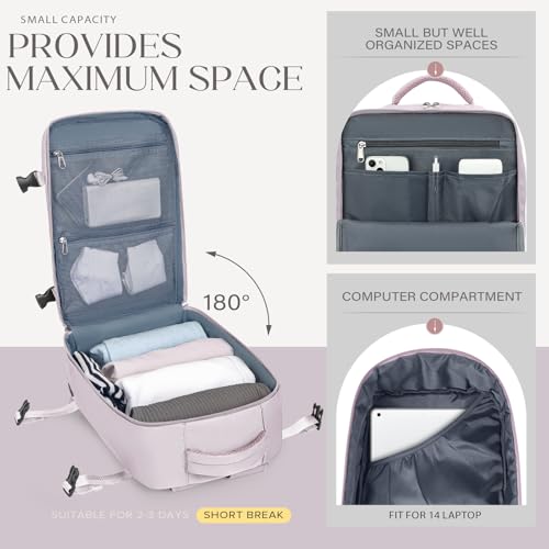 Thumbnail 4 de Mochila Hayayu 40x30x20 cm para cabina – 24L, antirobo, modelo compatible Ryanair