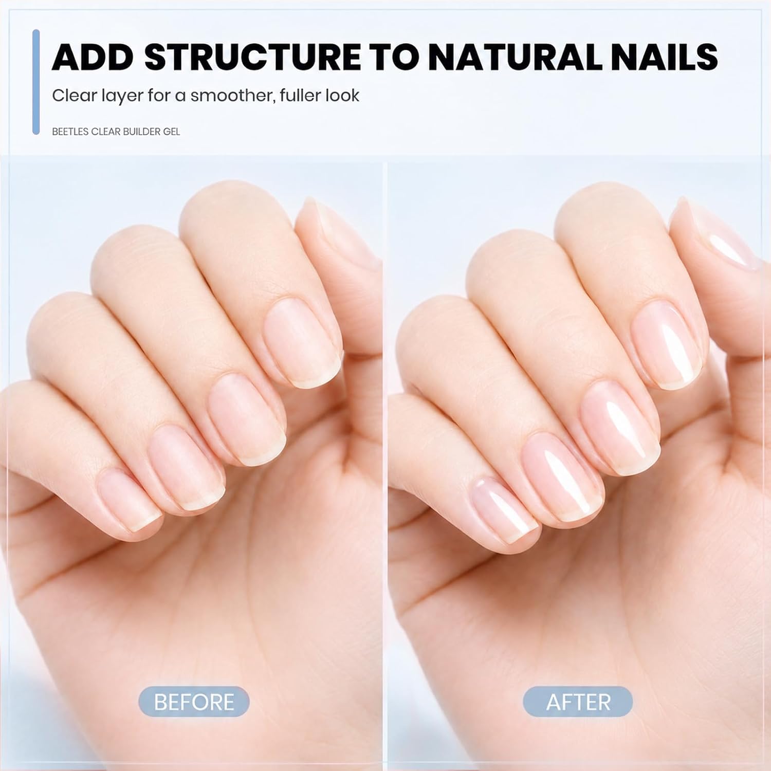 Detalle de Beetles 7-in-1 Clear Builder Gel Nail Set
