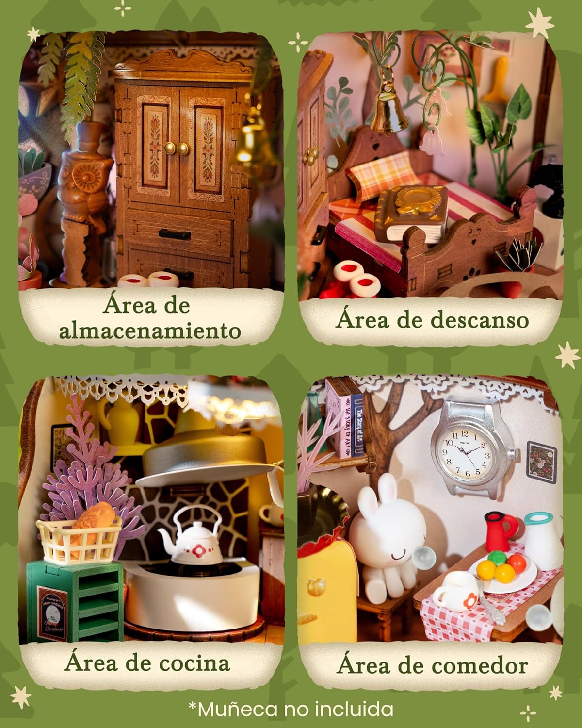 Thumbnail 4 de Rolife Casa del Árbol de Cuento de Hadas 275 piezas