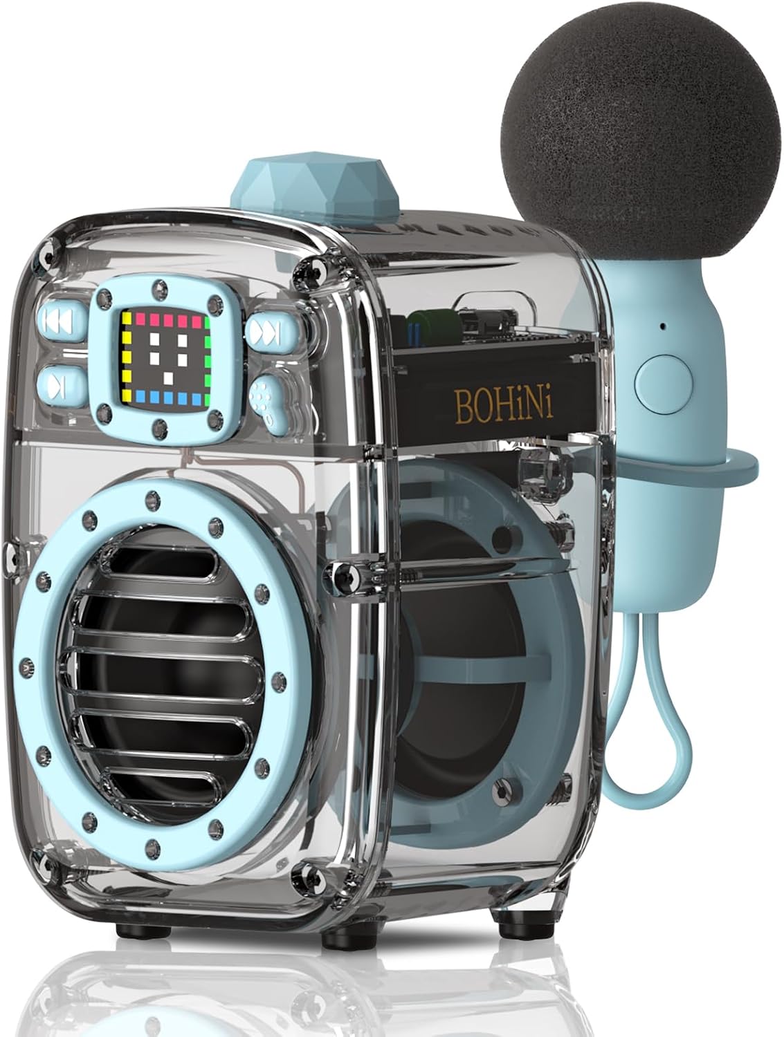 Detalle de BOHINI Small Bluetooth Speaker with Crystal Stereo Sound