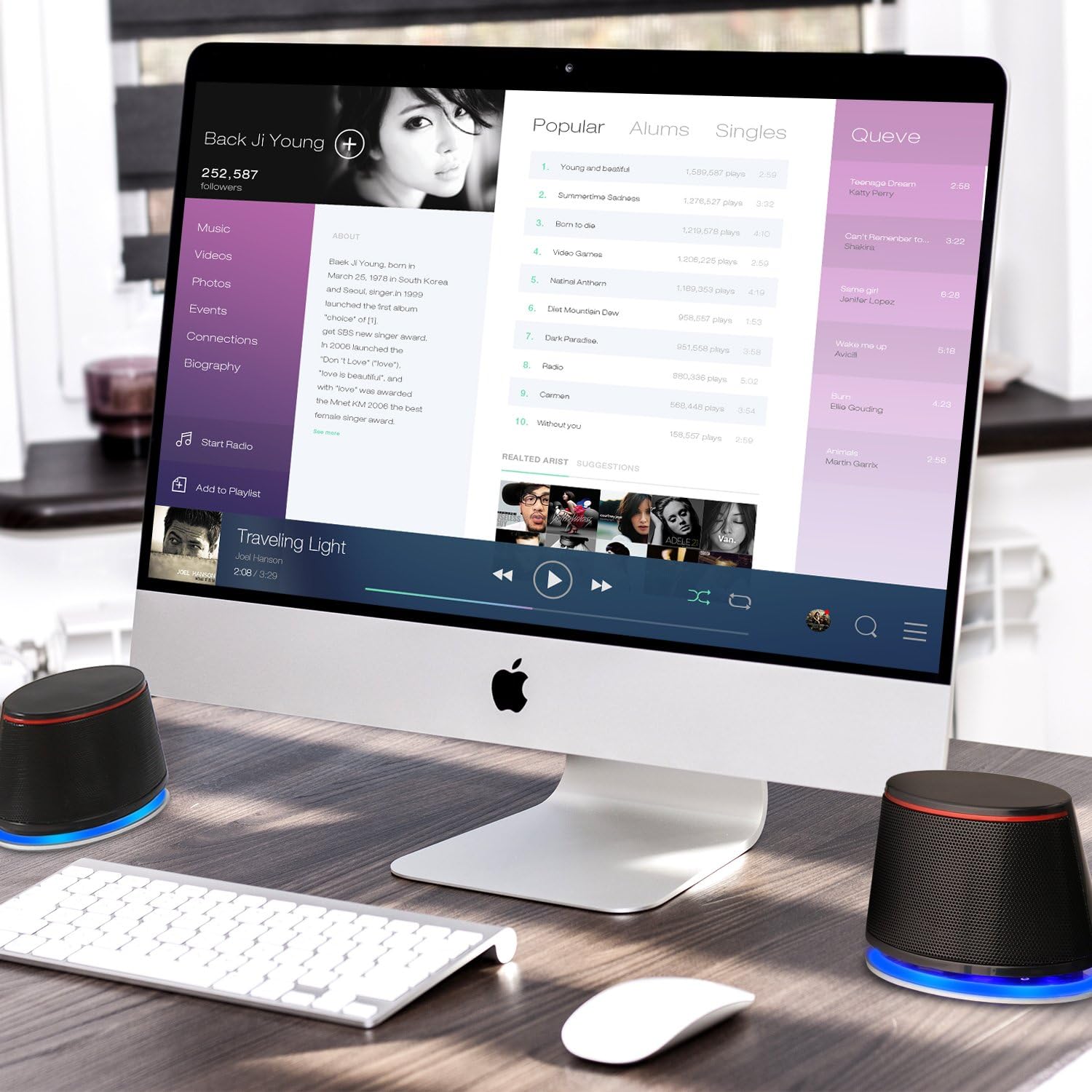 Thumbnail 6 de Sanyun SW102 computer speakers (SW102) – 5Wx2 USB-powered 2.0 stereo with deep bass in a small body