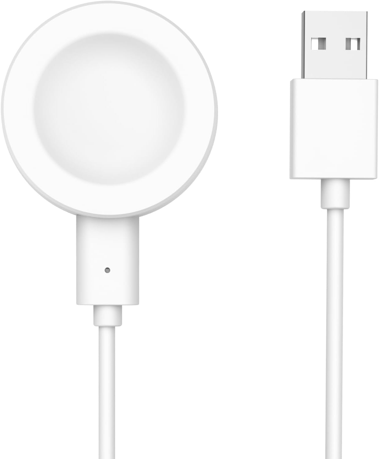 Detalle de MoKo Caricatore Magnetico Compatibile con Huawei Watch – Dock Portatile con Cavo Separato 100 cm, Bianco