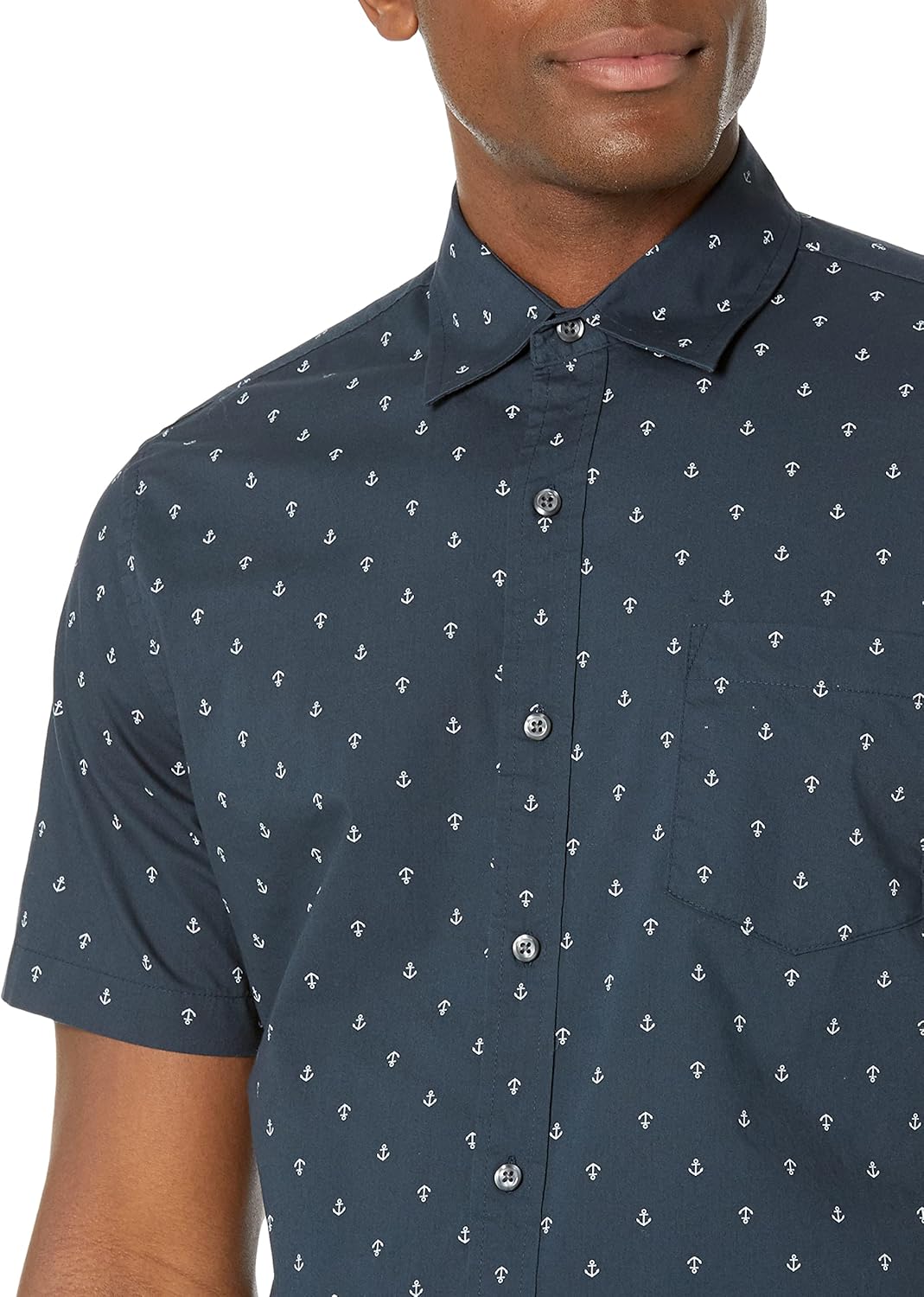 Thumbnail 2 de Amazon Essentials men’s slim-fit short-sleeved printed button-down shirt