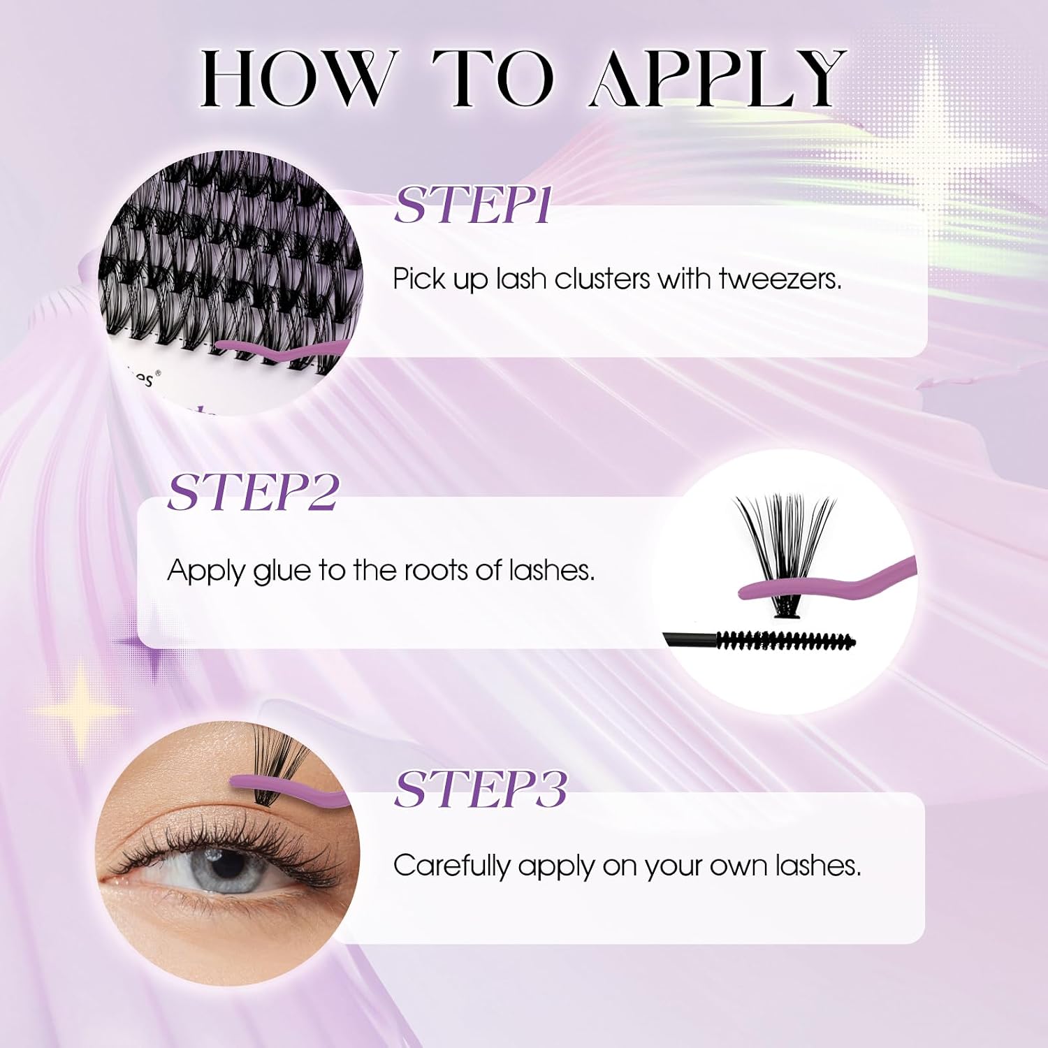 Thumbnail 4 de Wendy Lashes Lash Clusters Kit 280 pcs