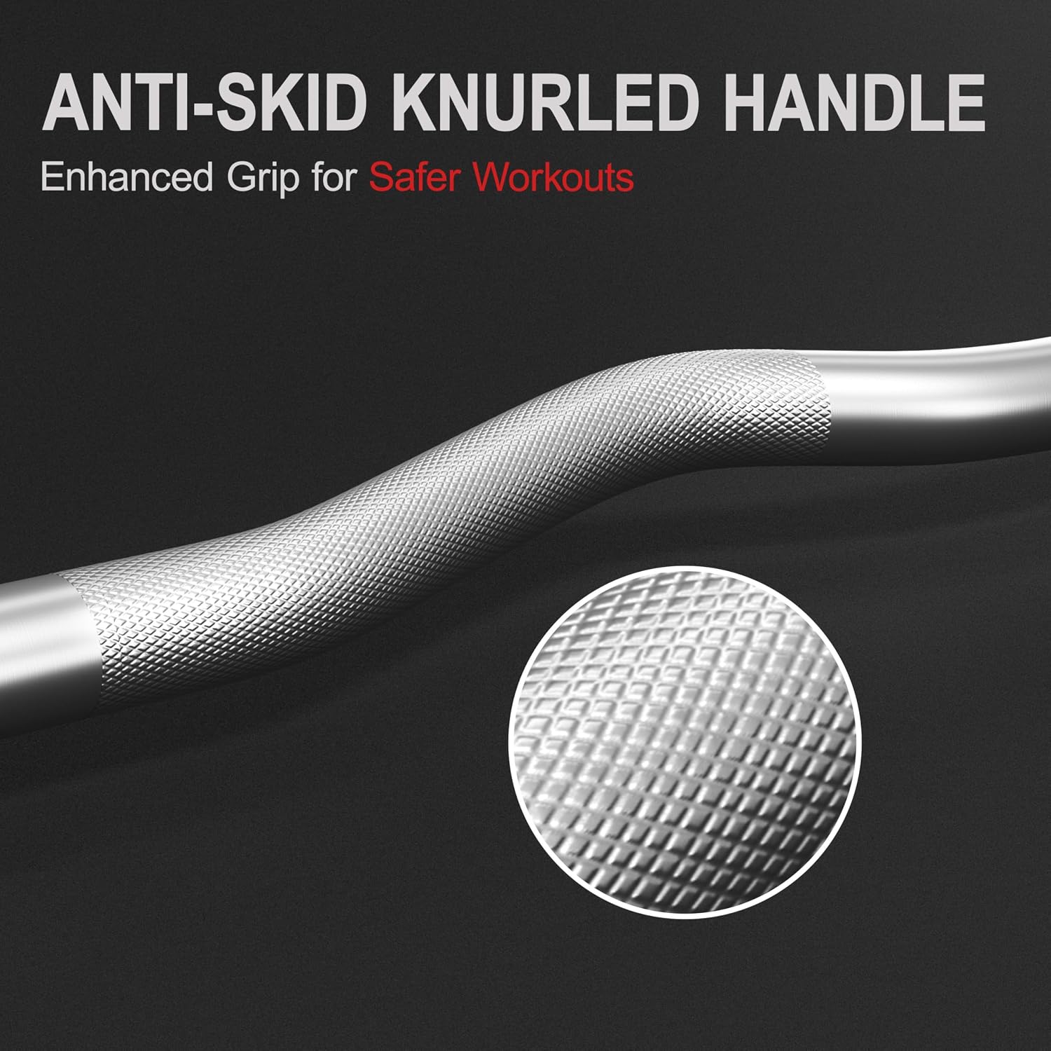 Detalle 1 de Yaheetech EZ curl bar weight set