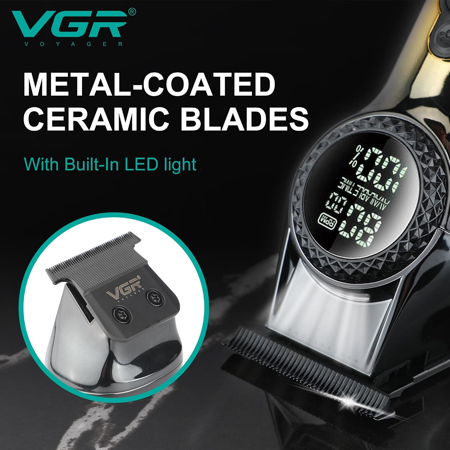 Detalle de VGR Beard Trimmer 200 Min Battery