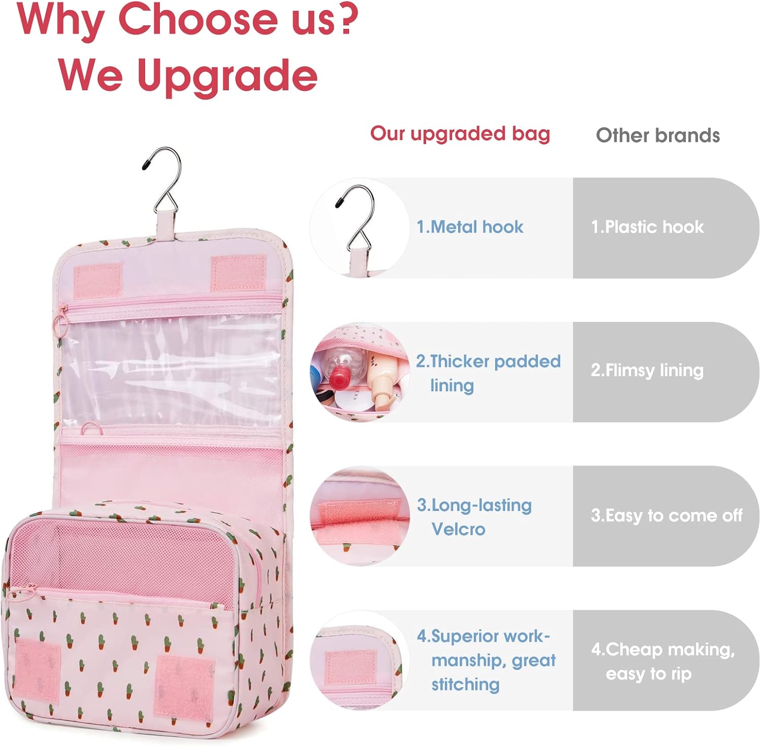 Detalle de Narwey Hanging Toiletry Bag