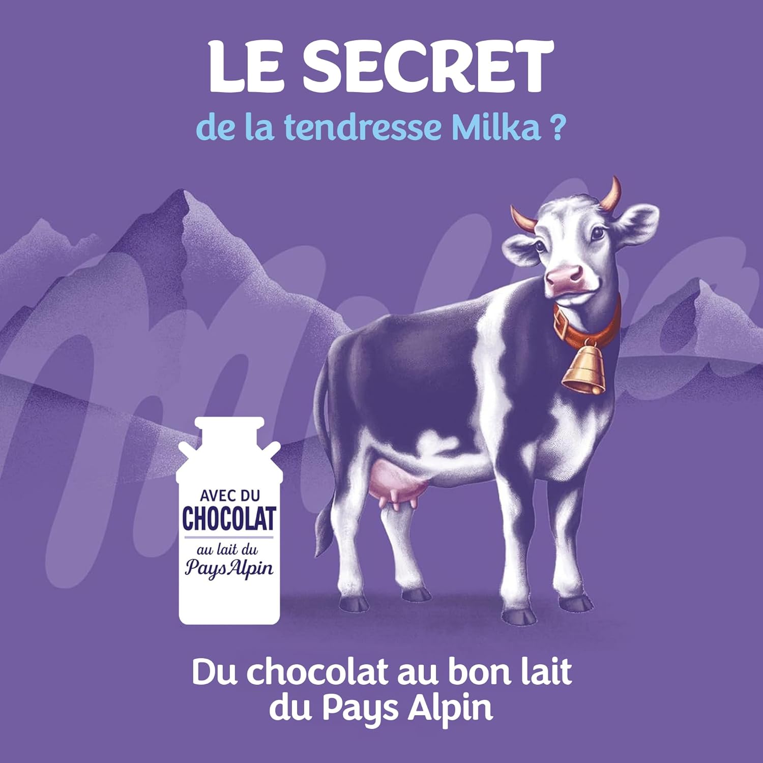 Detalle de Milka Choco Moo - Biscuit nappé au chocolat au lait, Présentoir 24 paquets (40 g chacun)