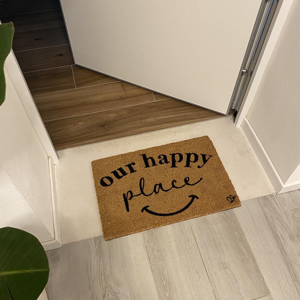 Detalle de OLIVO.shop COCCO FUNNY - Zerbino 40x60 cm con scritte e design cocco, antiscivolo