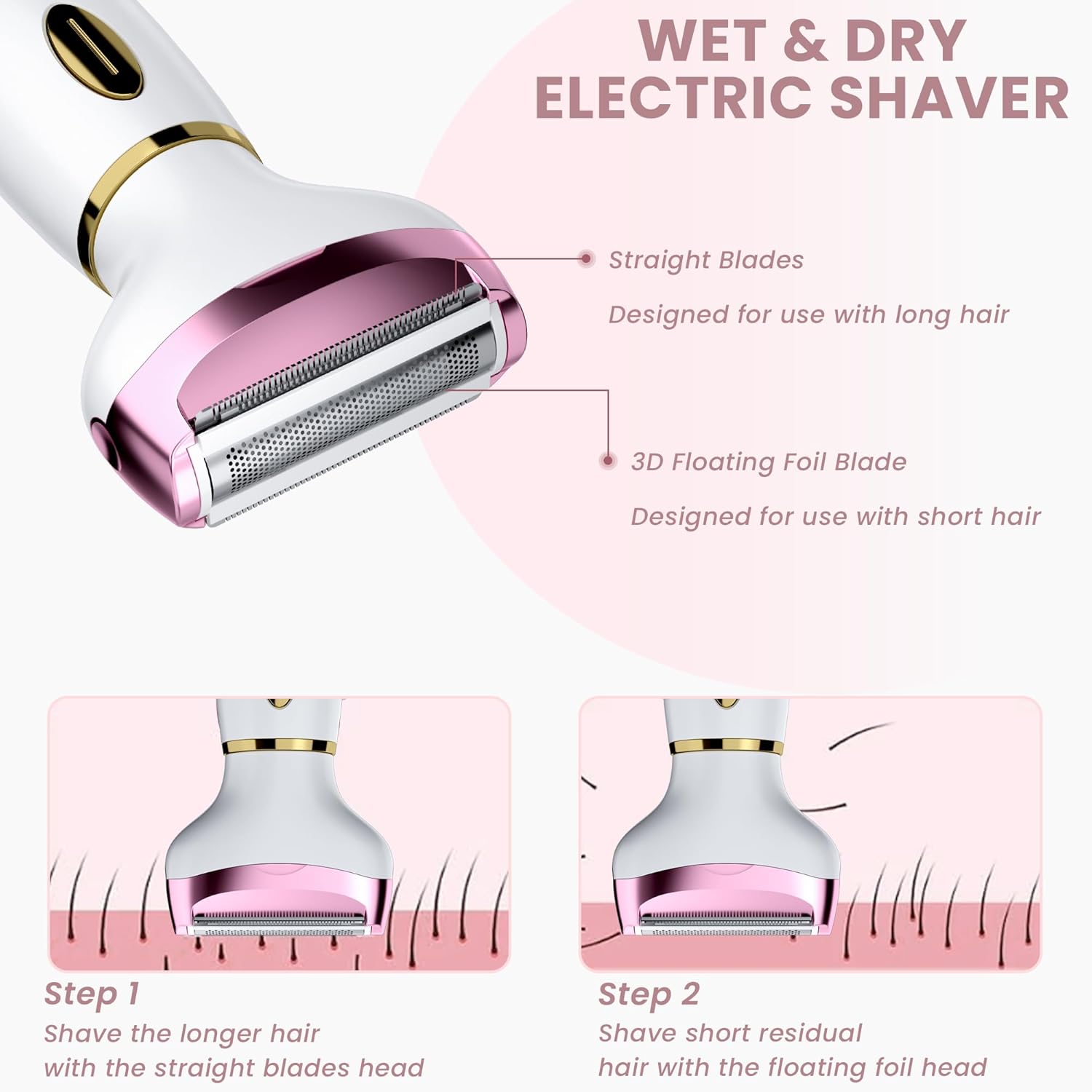 Thumbnail 3 de PKBD 4 in 1 Electric Lady Shaver for Bikini trim 🎀