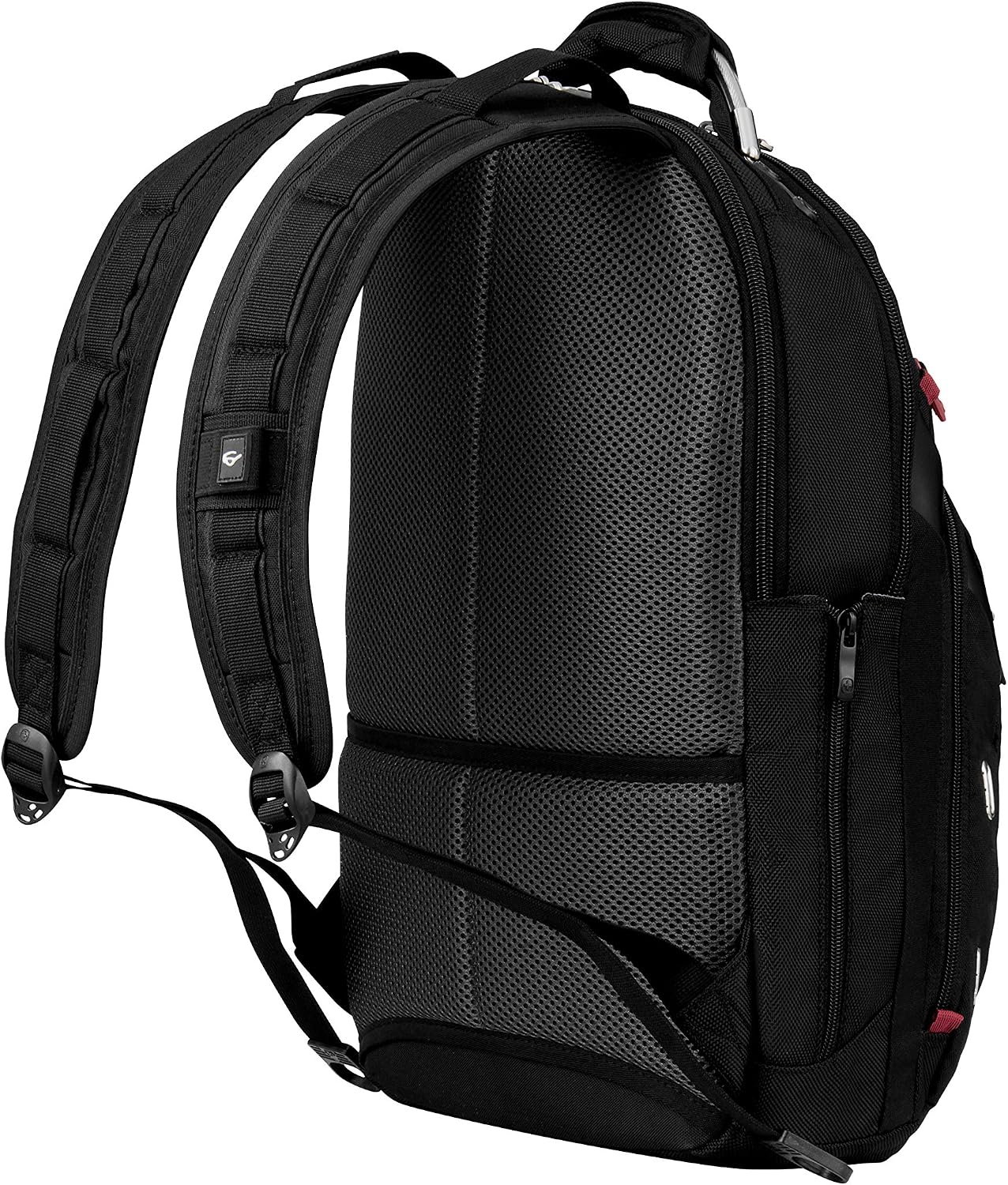 Detalle de Wenger Gigabyte Laptop-Rucksack 17 l mit Tabletfach (bis 16 Zoll Notebook, bis 10 Zoll Tablet) – schwarz, 600627
