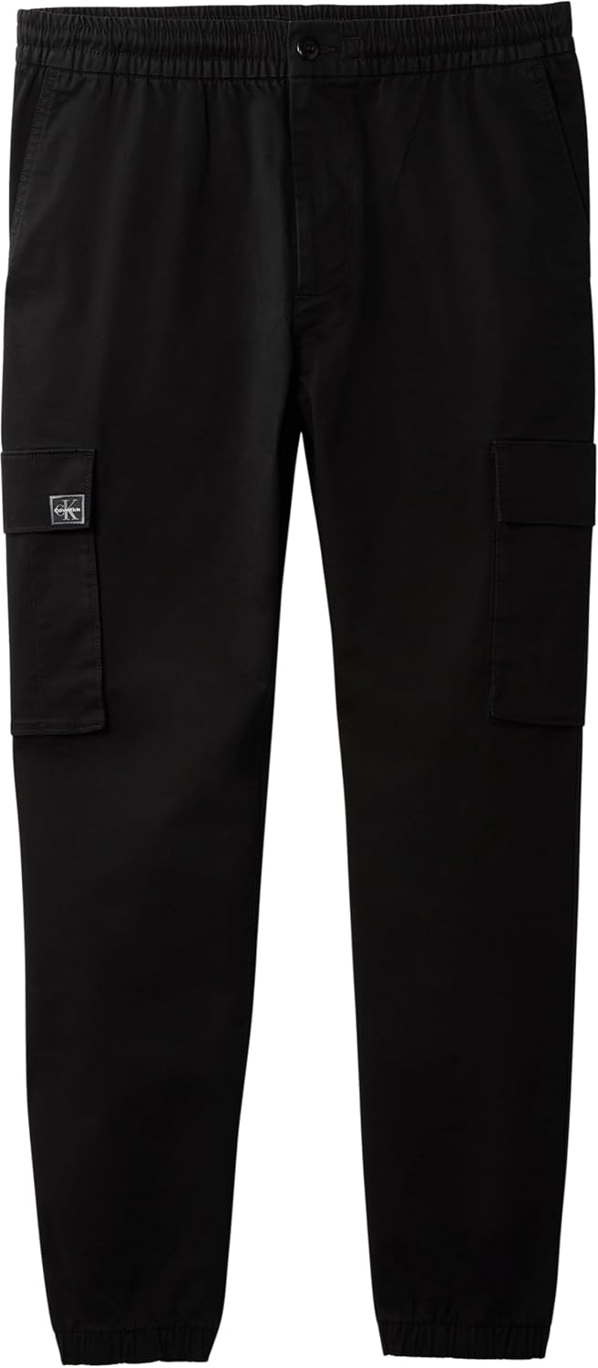 Detalle de Calvin Klein Pantalon Cargo Homme – Skinny Fit en coton confortable