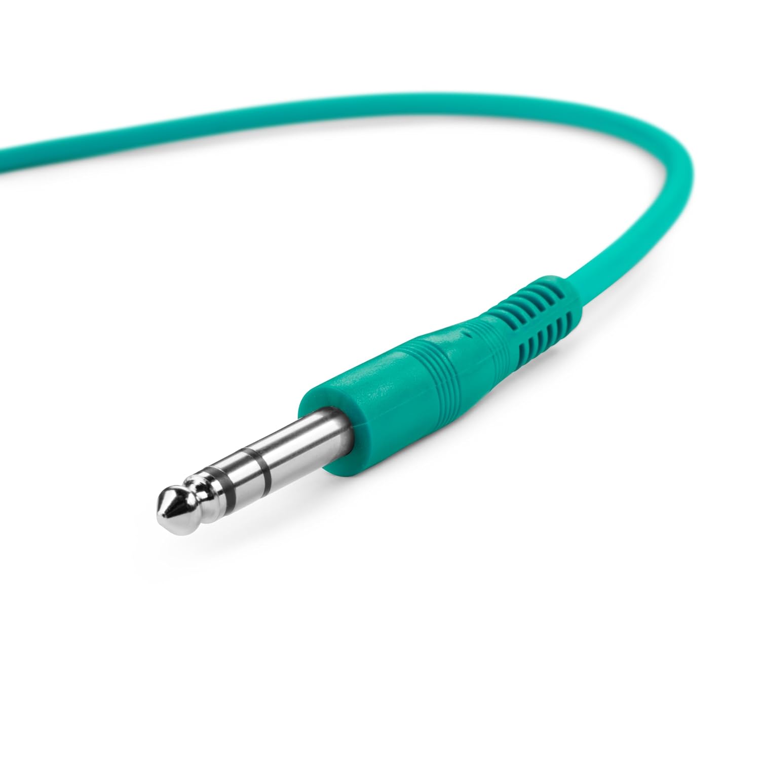 Detalle de Adam Hall K3BVV0060SET jackkabel, svart, 0,6 m med 6,3 mm-kontakter