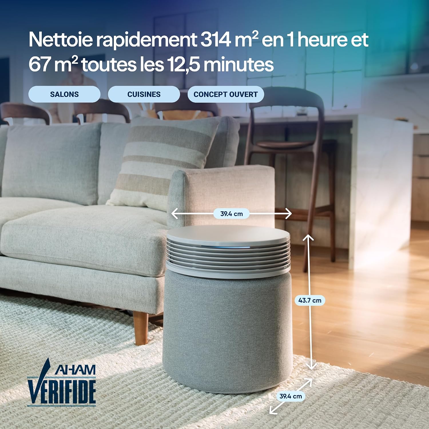Detalle de BLUEAIR Blue Signature purificateur d’air 154 m² 🌬