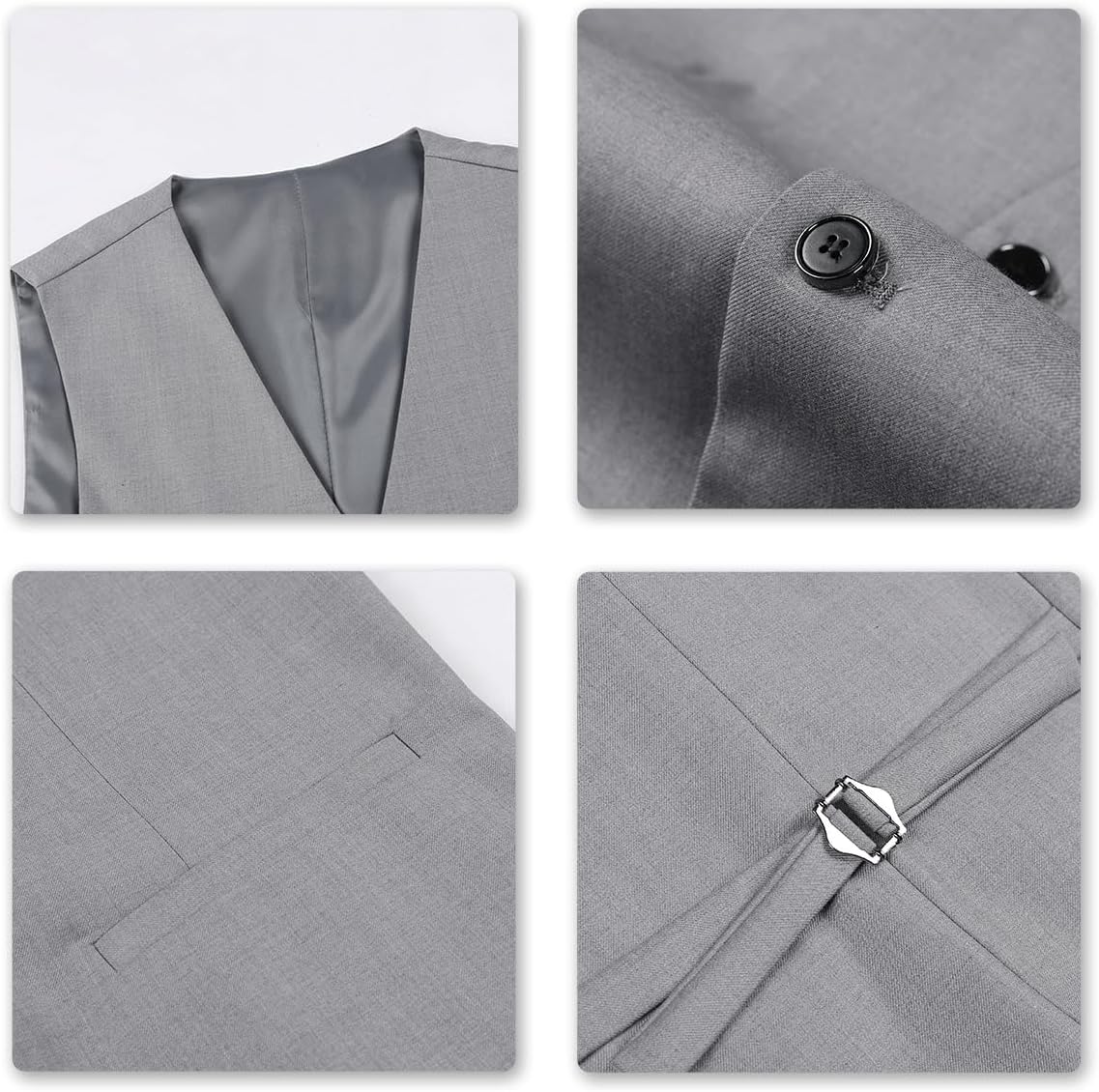 Thumbnail 4 de Tenue de mariage Allthemen pour homme 3 pièces slim fit : veste, gilet et pantalon de smoking