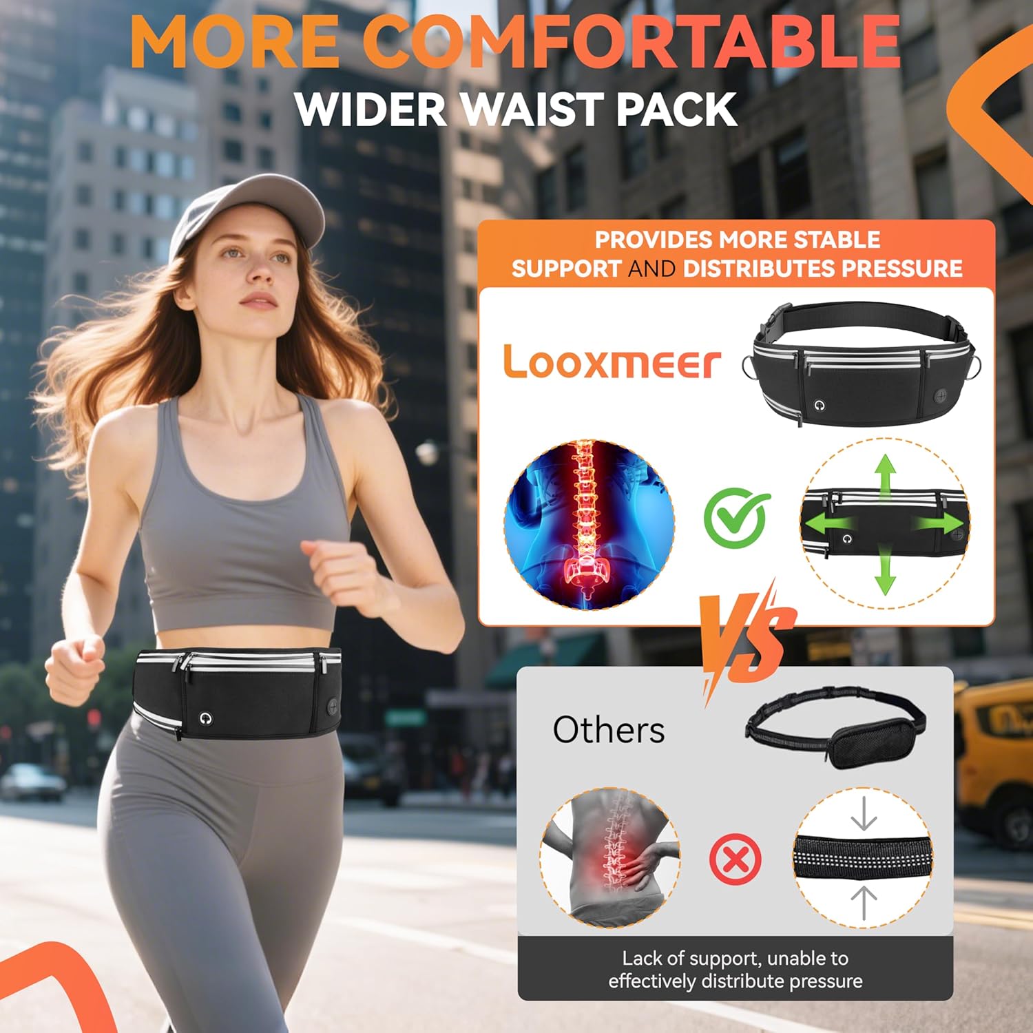 Thumbnail 1 de Looxmeer hands free dog lead 1.6–2.2m