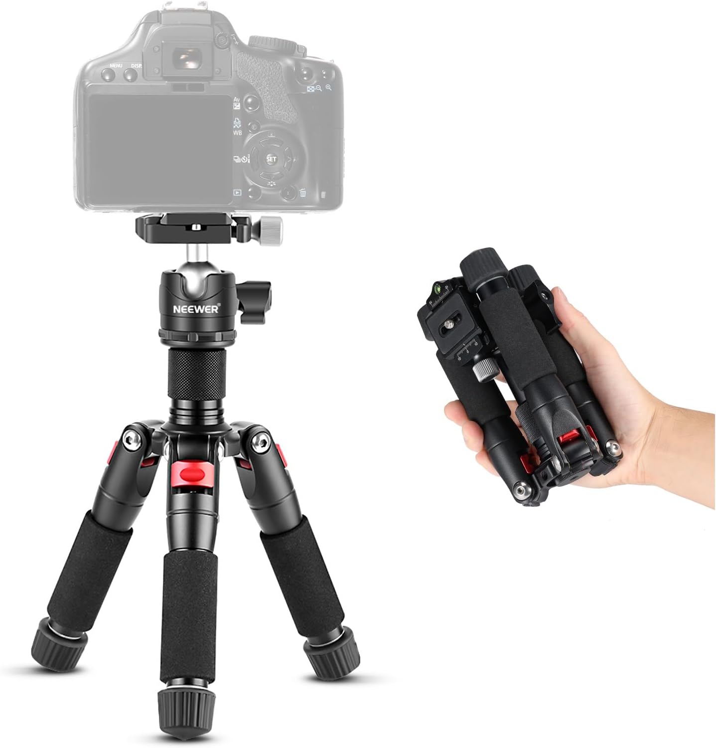 Detalle de Neewer Portable Desktop Mini Tripod 50cm