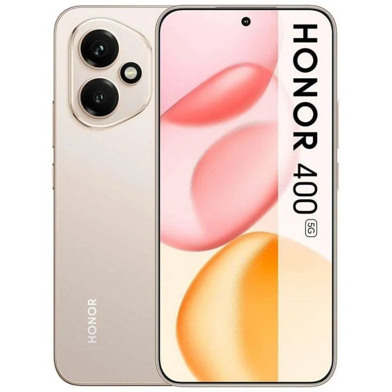 Detalle de Honor 400 5G 8GB/512GB, 6.55" AMOLED, cámara 200 MP, Dual SIM, Oro | Auriculares EAR Clip