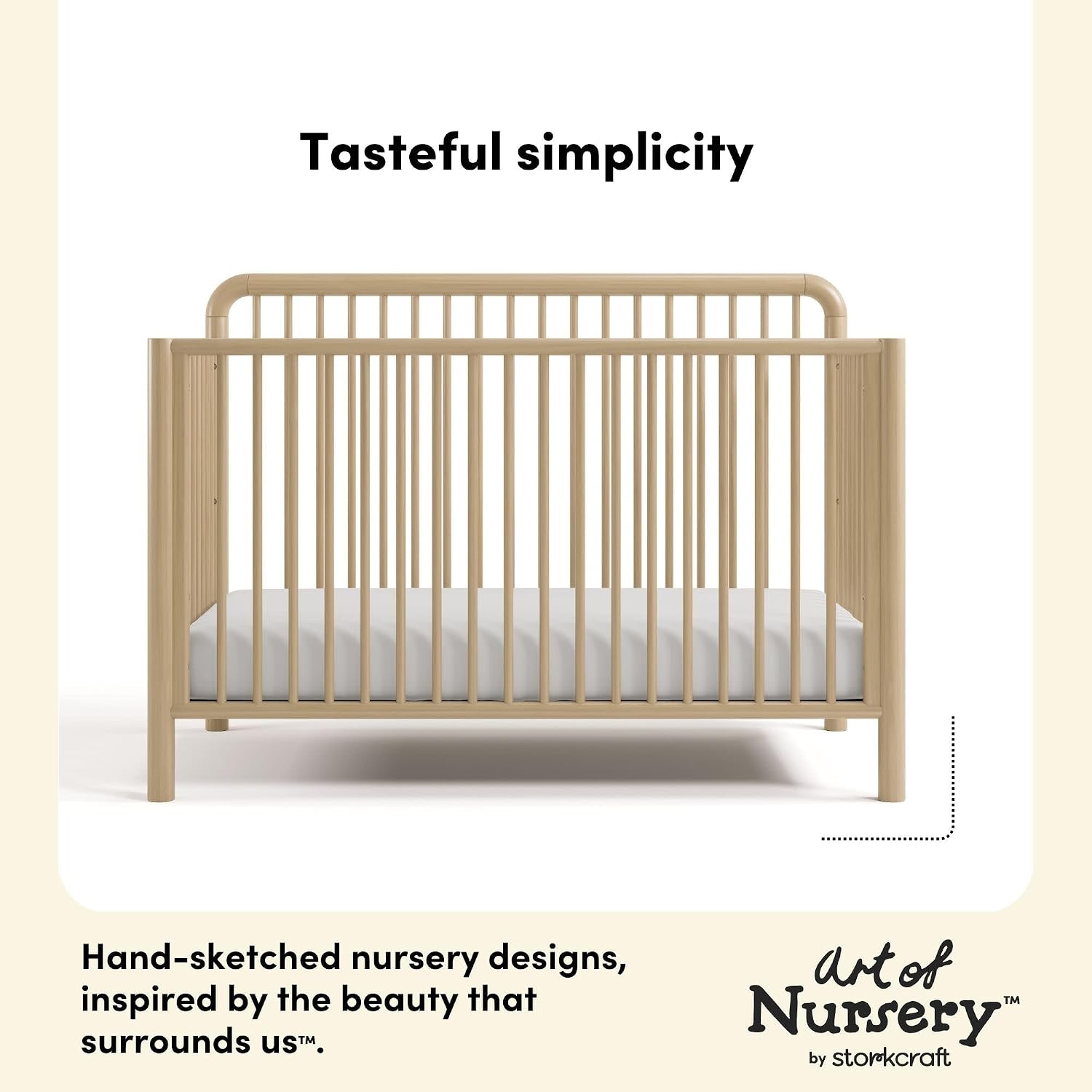 Detalle de Storkcraft Convertible Crib, Porto