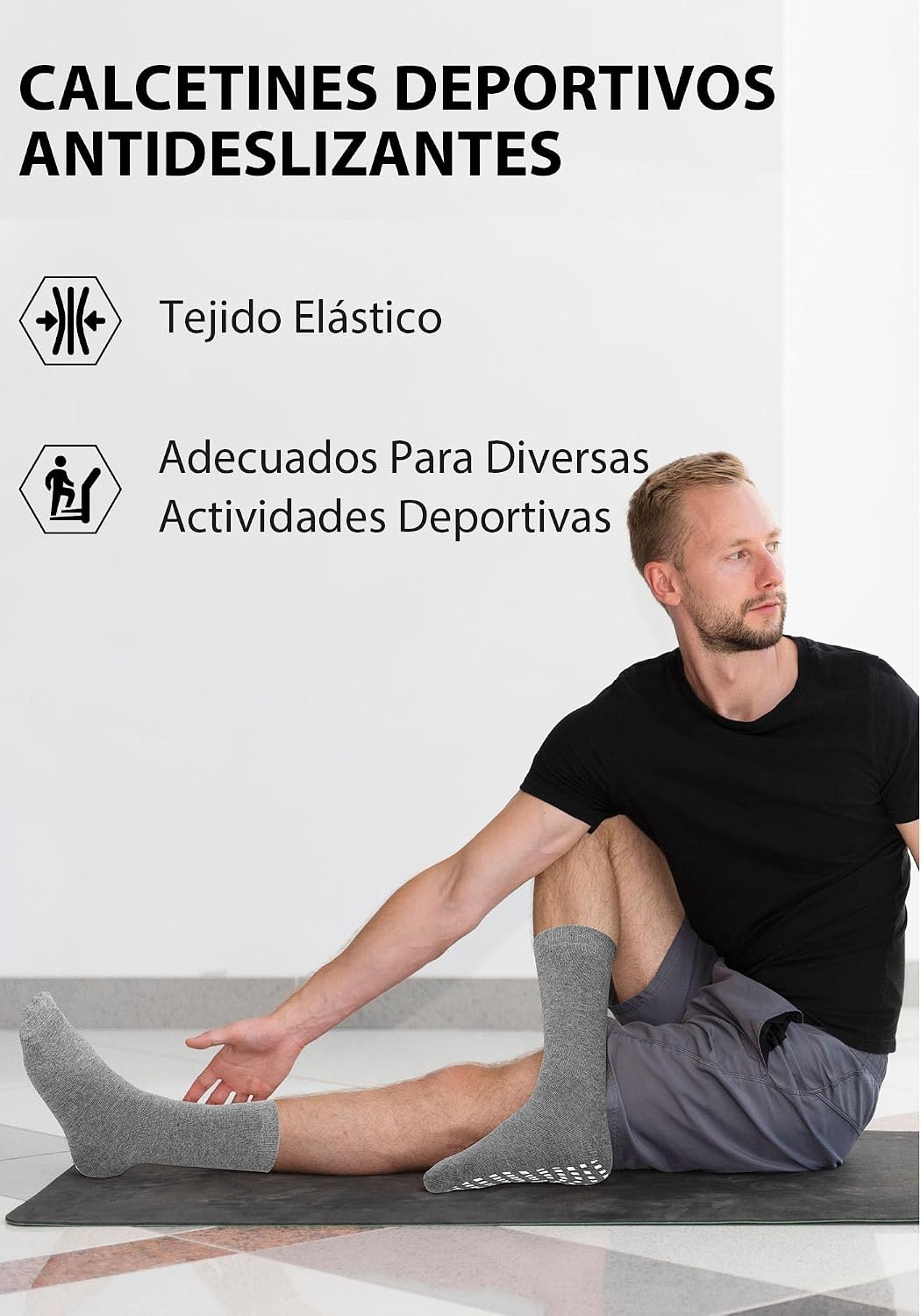 Thumbnail 5 de ZAKASA Calcetines Antideslizantes Hombre 36–40