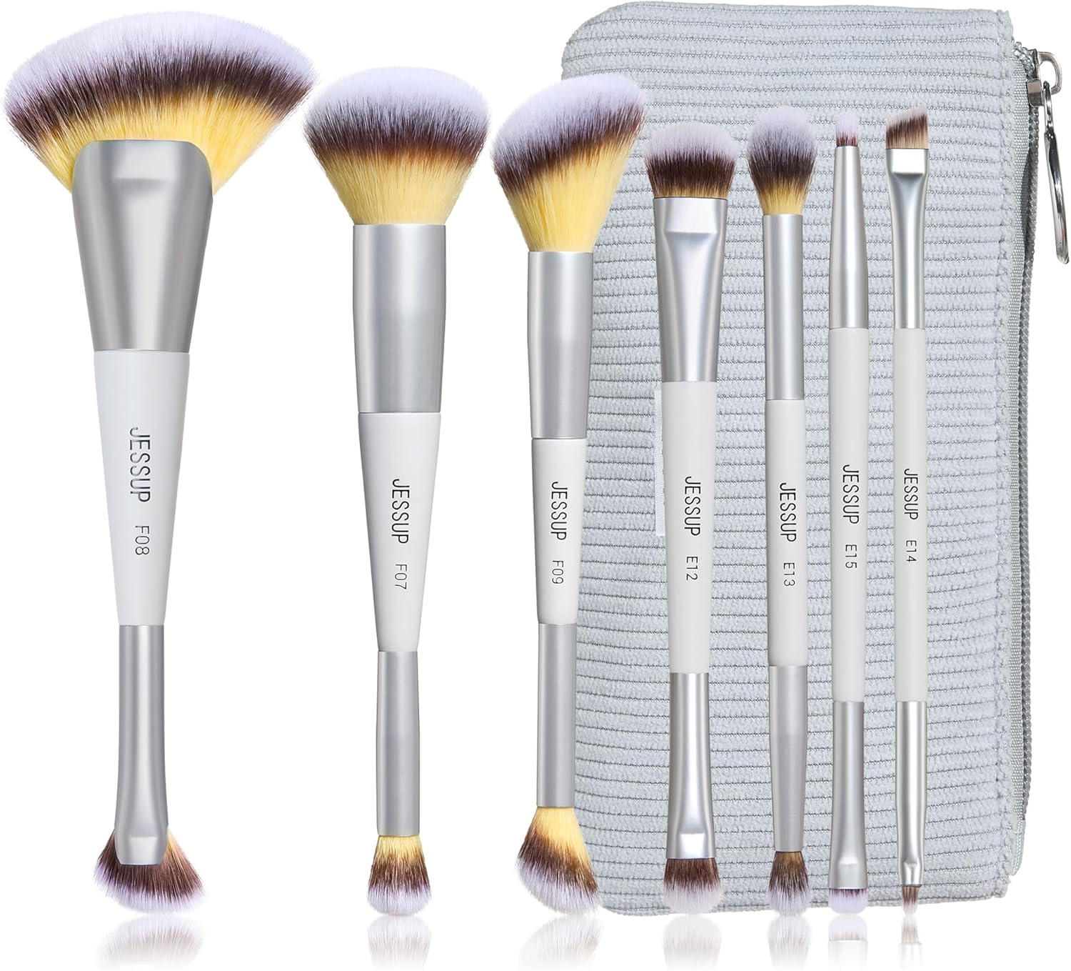 Thumbnail 6 de Jessup pennelli trucco viso Set di 3 – pennelli a doppia punta T521