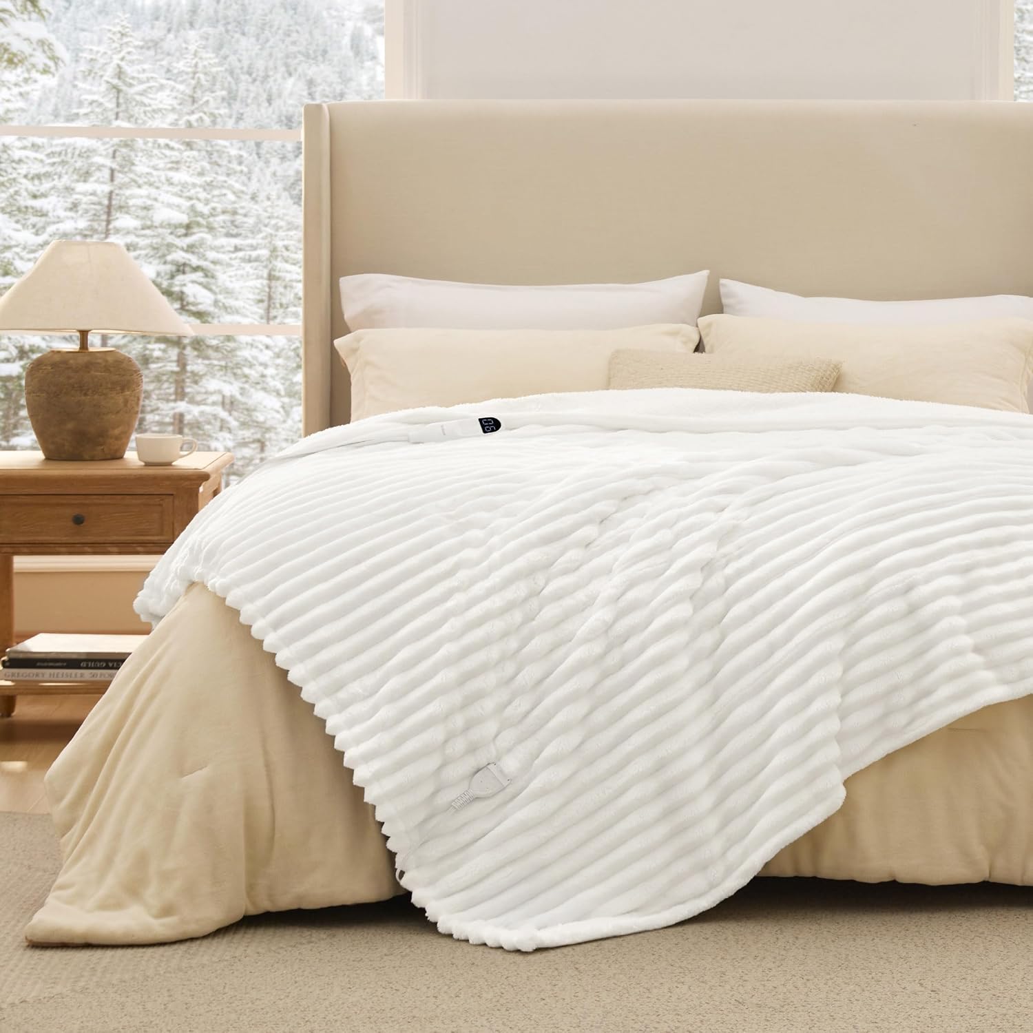 Detalle de Bedsure Heated Blanket, Full Size