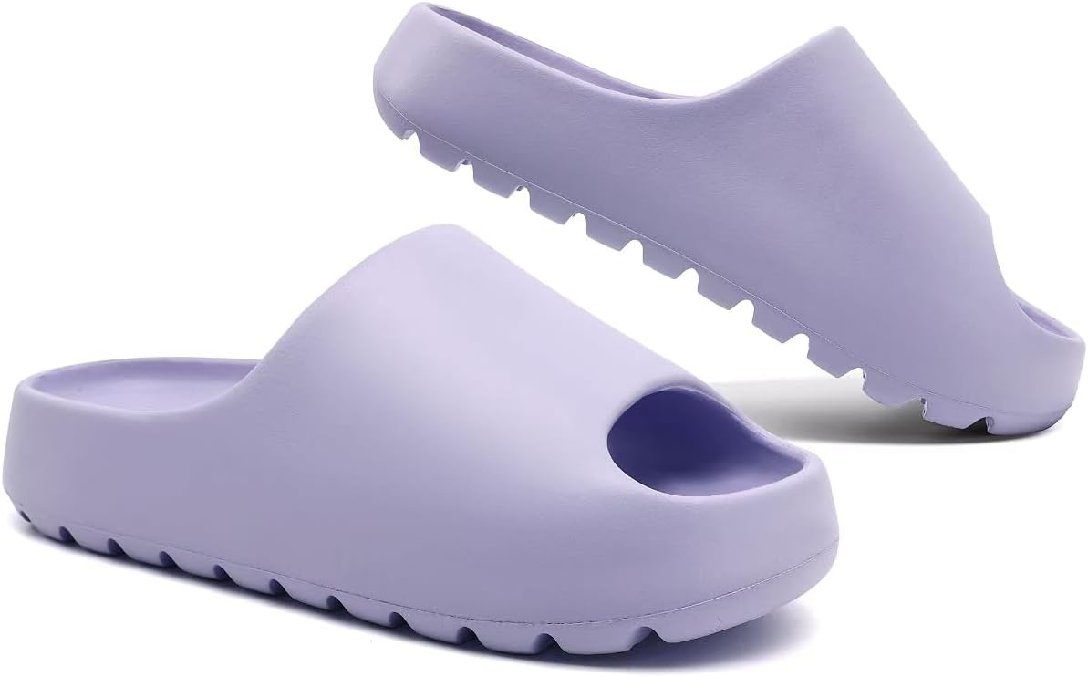 Detalle de Jaeynow Cloud Slides, EVA Open-Toe Shower Shoes with Thick Sole