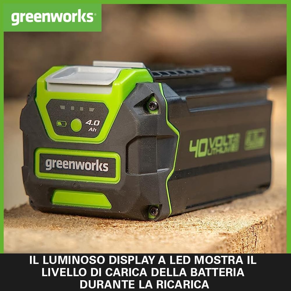 Thumbnail 5 de Greenworks G40B4 Batteria 4Ah ðŸ›