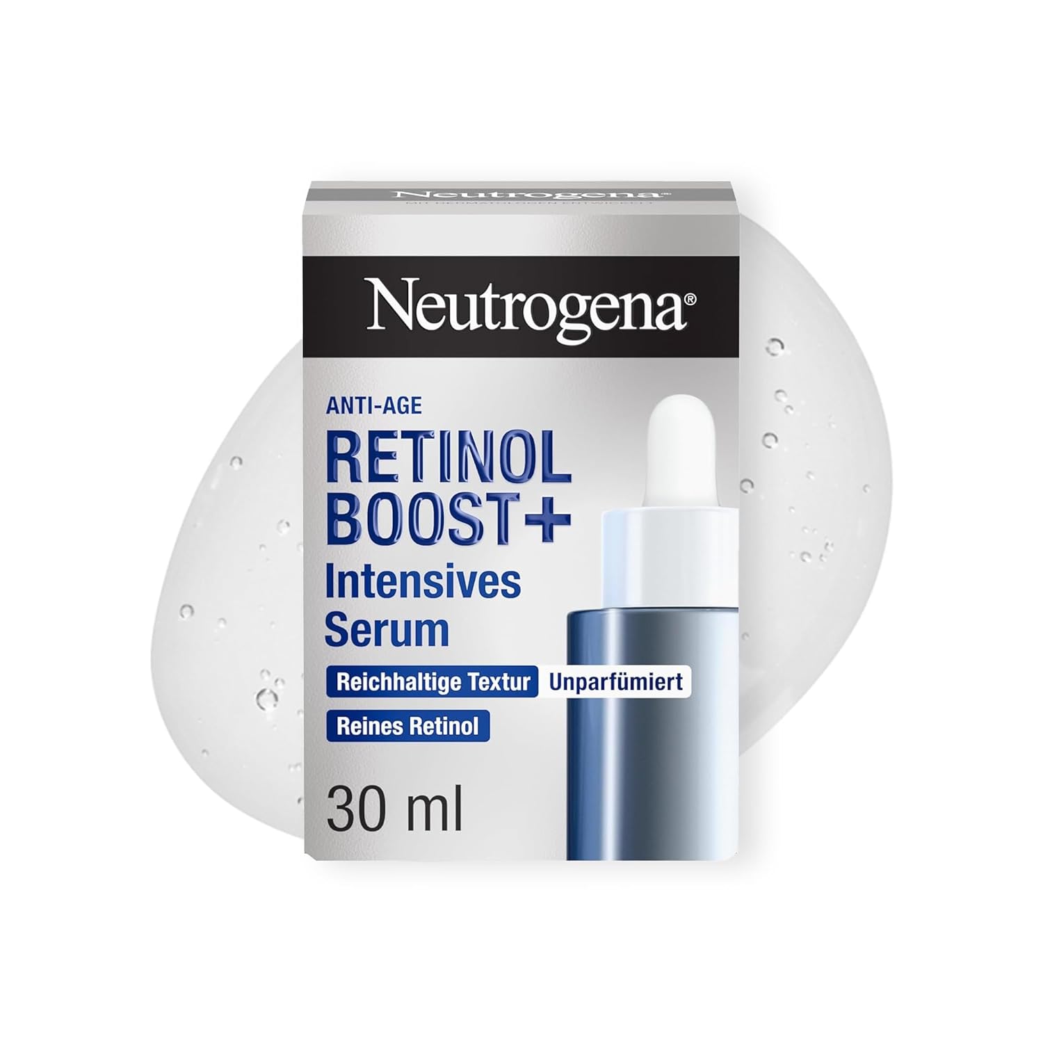 Thumbnail 4 de Neutrogena Retinol Boost Serum (30 ml) – Hochwirksames Anti-Aging Serum mit Retinol, Myrtenblatt-Extrakt & Hyaluronsäure (2er Pack)