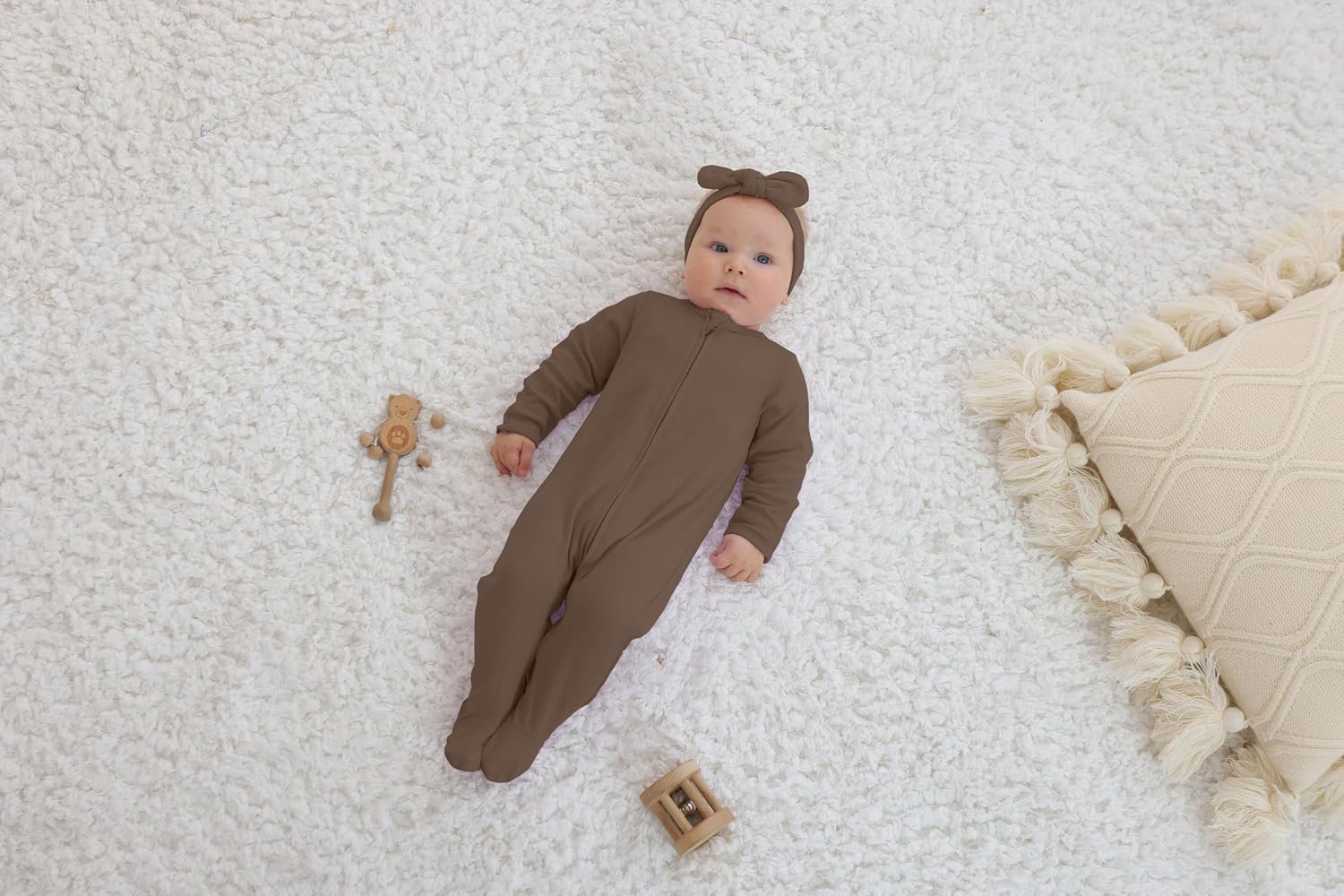 Detalle 2 de GUISBY Baby Footed Pajamas 100% Cotton