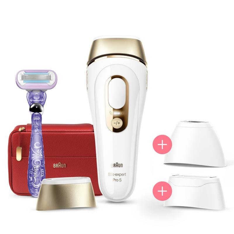 Detalle 2 de Braun Silk-expert Pro 5 PL5267 con accesorio facial: depilación IPL para cuerpo y rostro