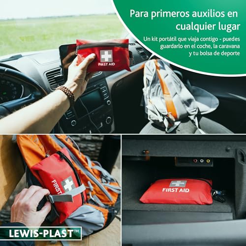 Thumbnail 3 de Lewis-Plast LEWIS PLAST kit completo de primeros auxilios de 92 piezas para interior y actividades al aire libre