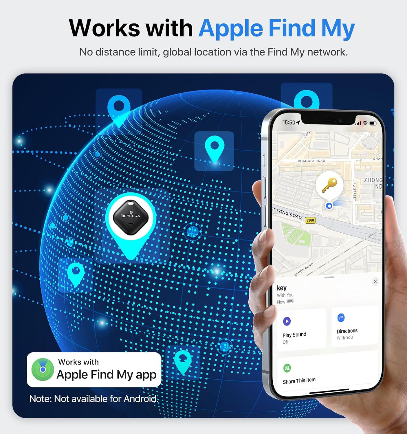 Detalle de Item Finder Smart Tracker Tag with sound